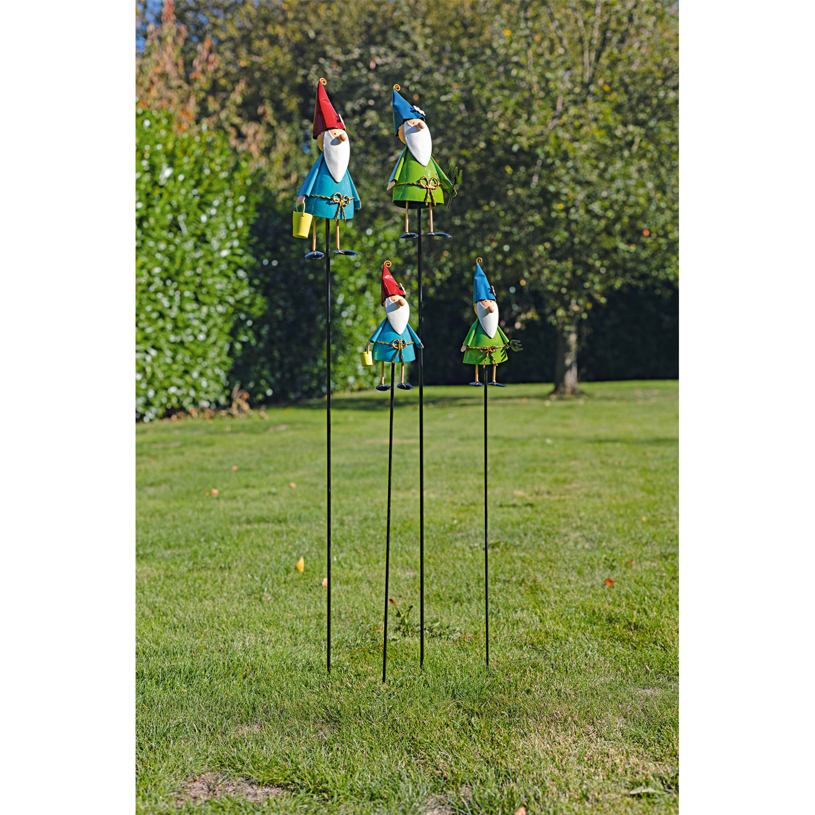 Haveson Metallstecker Zwerg 68 cm mehrere Farben Bild 2