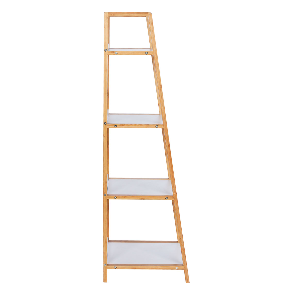 Wenko  Regal Finja aus Bambus mit 4 Etagen 43 x 112 x 36 cm Bild 8