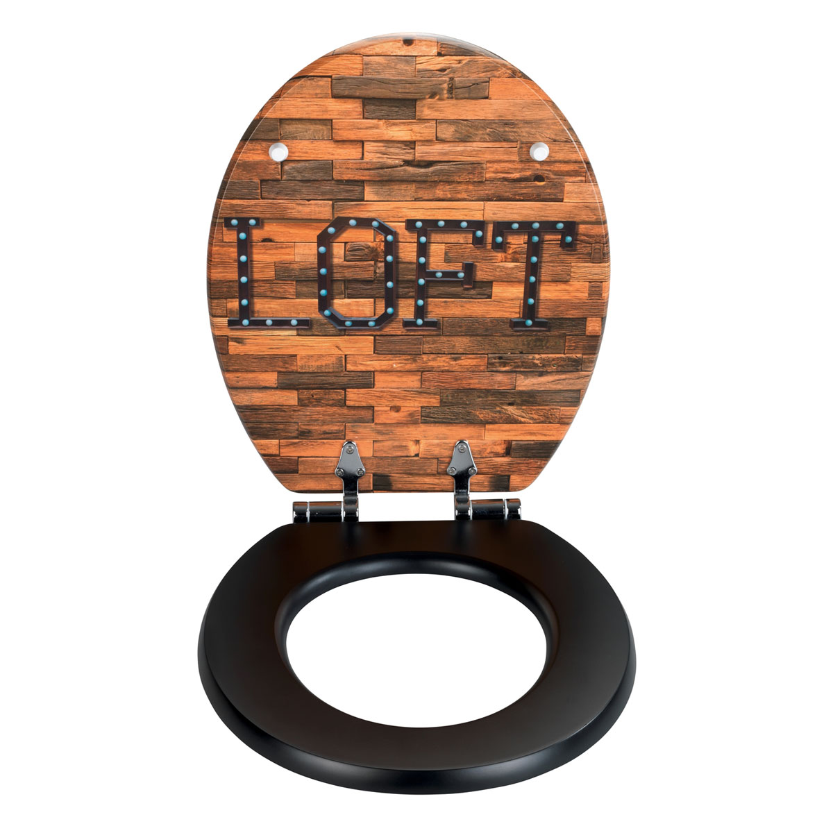 Wenko  Premium WC-Sitz Loft MDF mit Absenkautomatik Bild 2