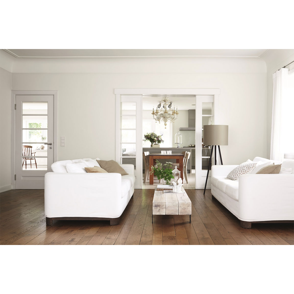 Alpina Innenfarbe weiß Das Original spritzfrei matt 10 L Bild 5