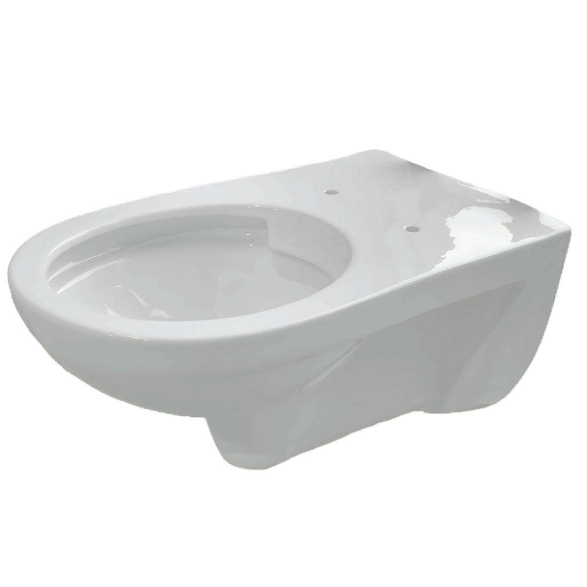 sanicomfort Wand-WC REKIA Tiefspüler spülrandlos, erhöht,weiß