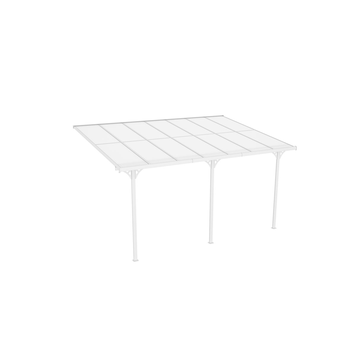 Westmann Terrassenüberdachung Bruce 435 300x435x270 cm Bild 6