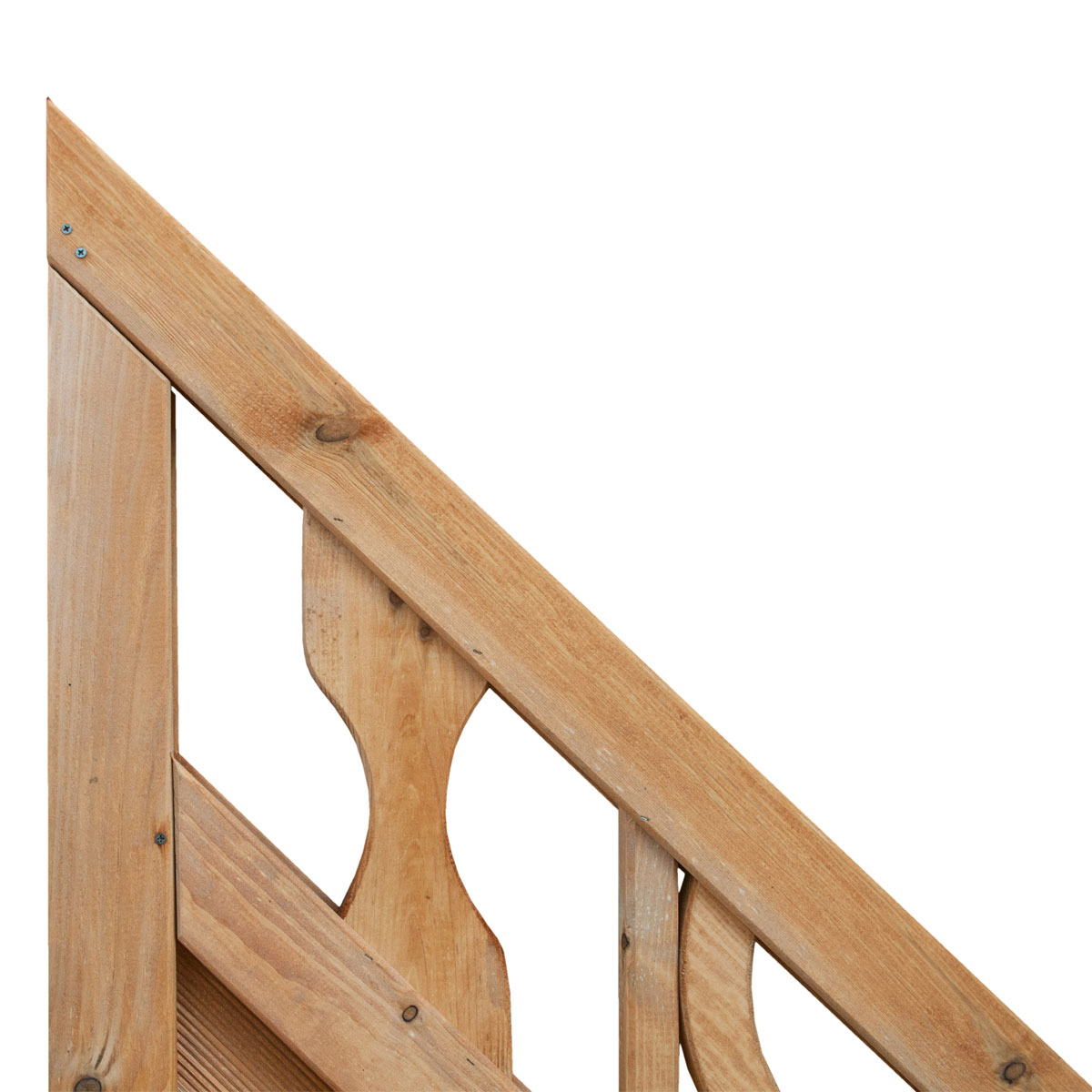 Anschlusszaun Ornament geölt 90 x 180/90 cm Bild 3