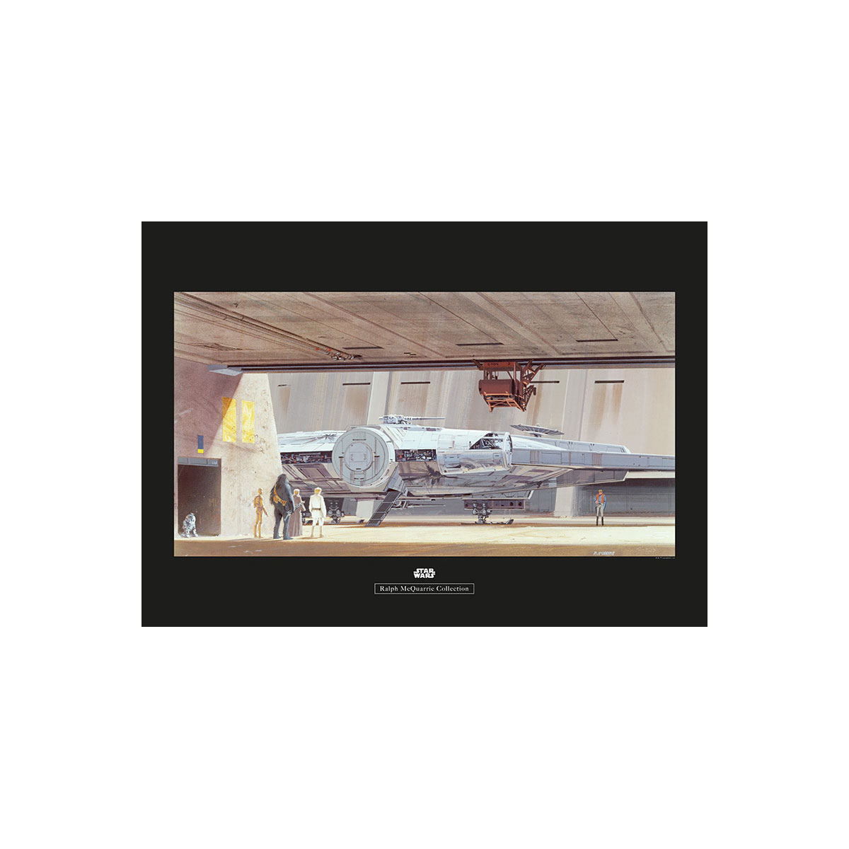 Komar  Wandbild Star Wars Classic Mos Eisley Hangar 50x40 cm Bild 2