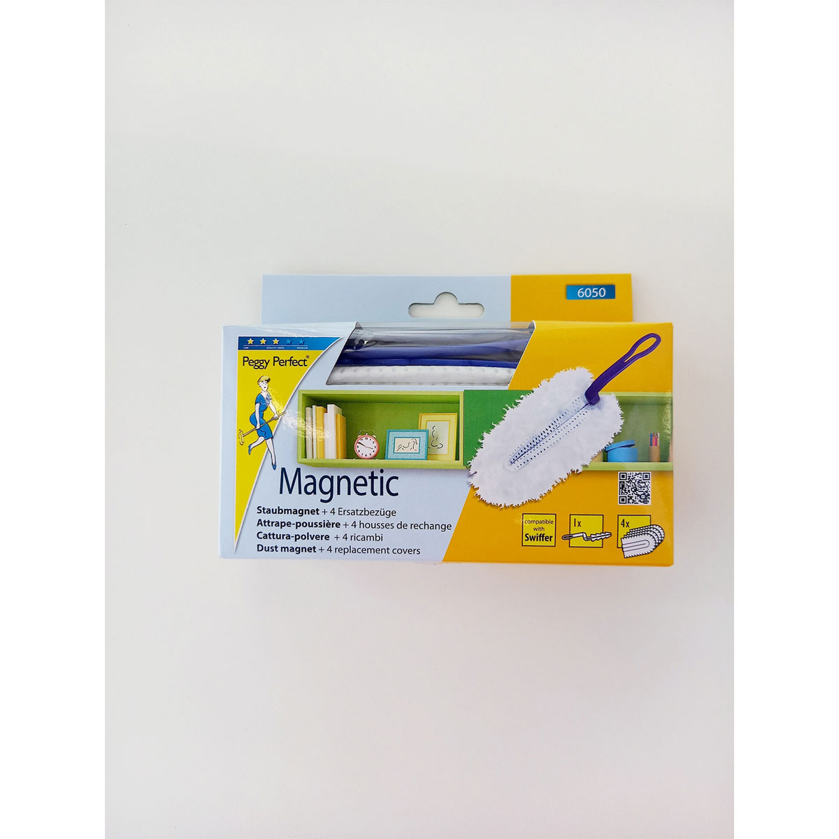Peggy-Perfect Staubmagnet Magnetic mit 4 Bezügen