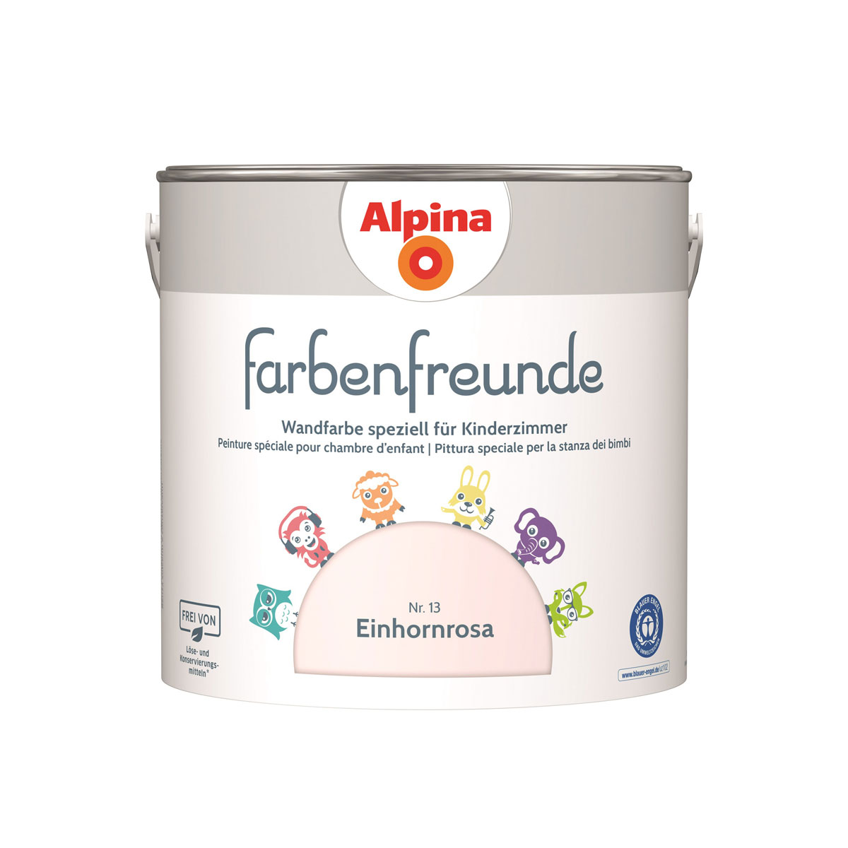 Alpina Farbenfreunde Einhornrosa 2,5 l