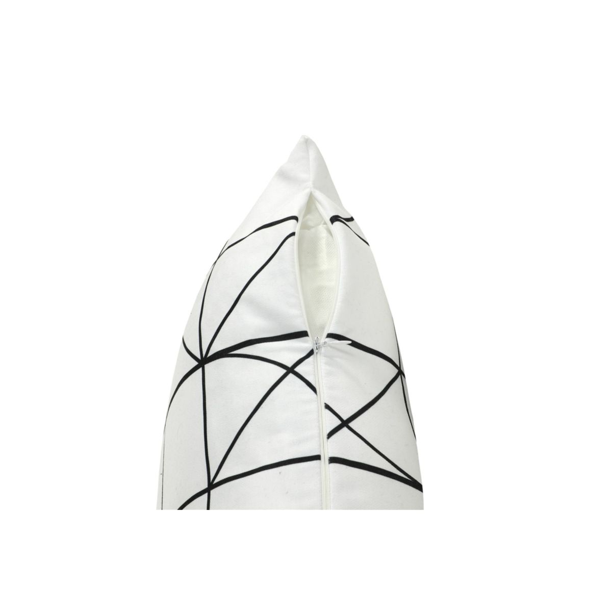 Dekokissen Kennedy 125 weiß / schwarz 45 x 45 cm Bild 3