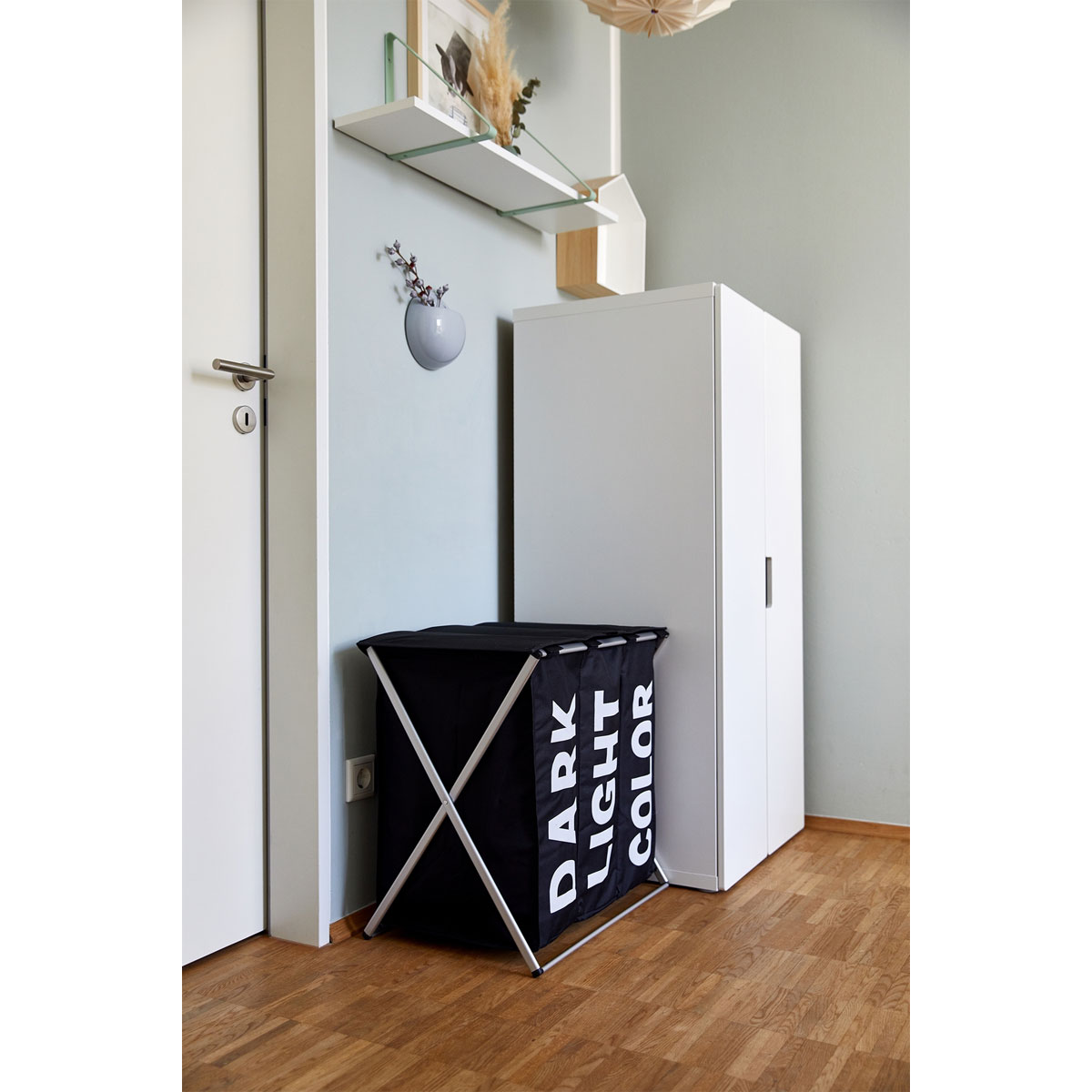 Wenko Wäschesammler Trio schwarz 118 l Bild 7