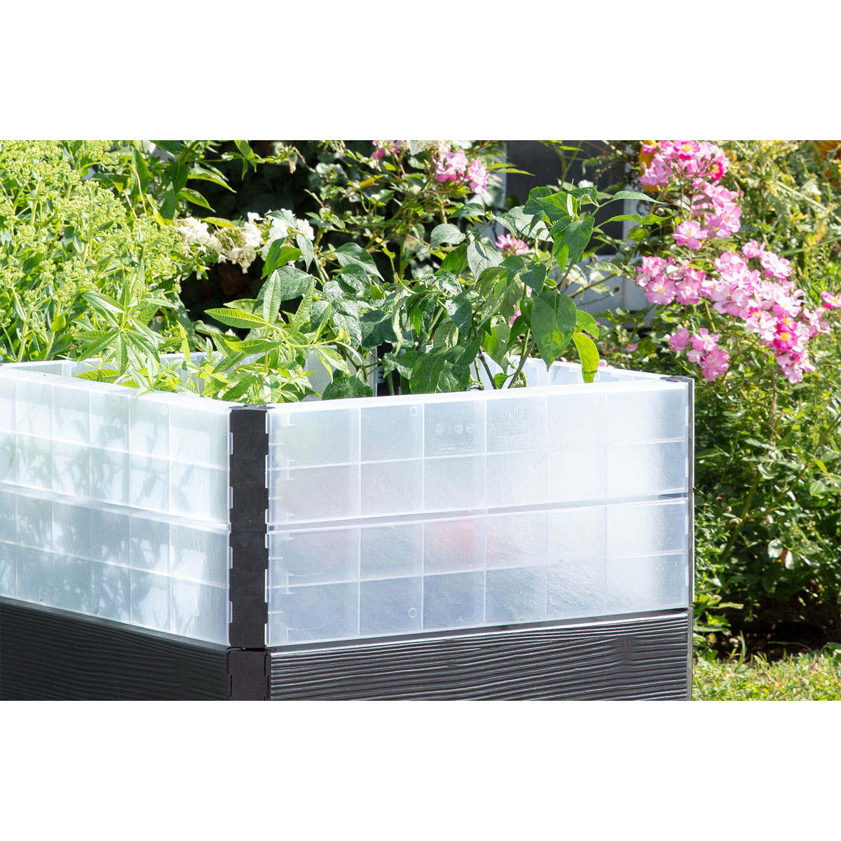 Garantia Hochbeet ERGO QUADRO Turbo L 75 Wood inkl FLORA Bild 4