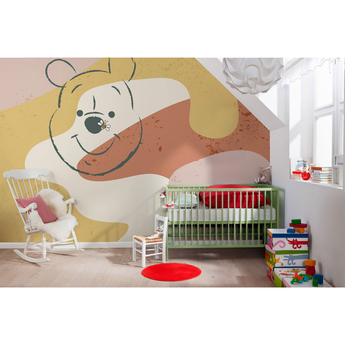 Komar  Vlies Fototapete Winnie the Pooh Bee 400x280 cm