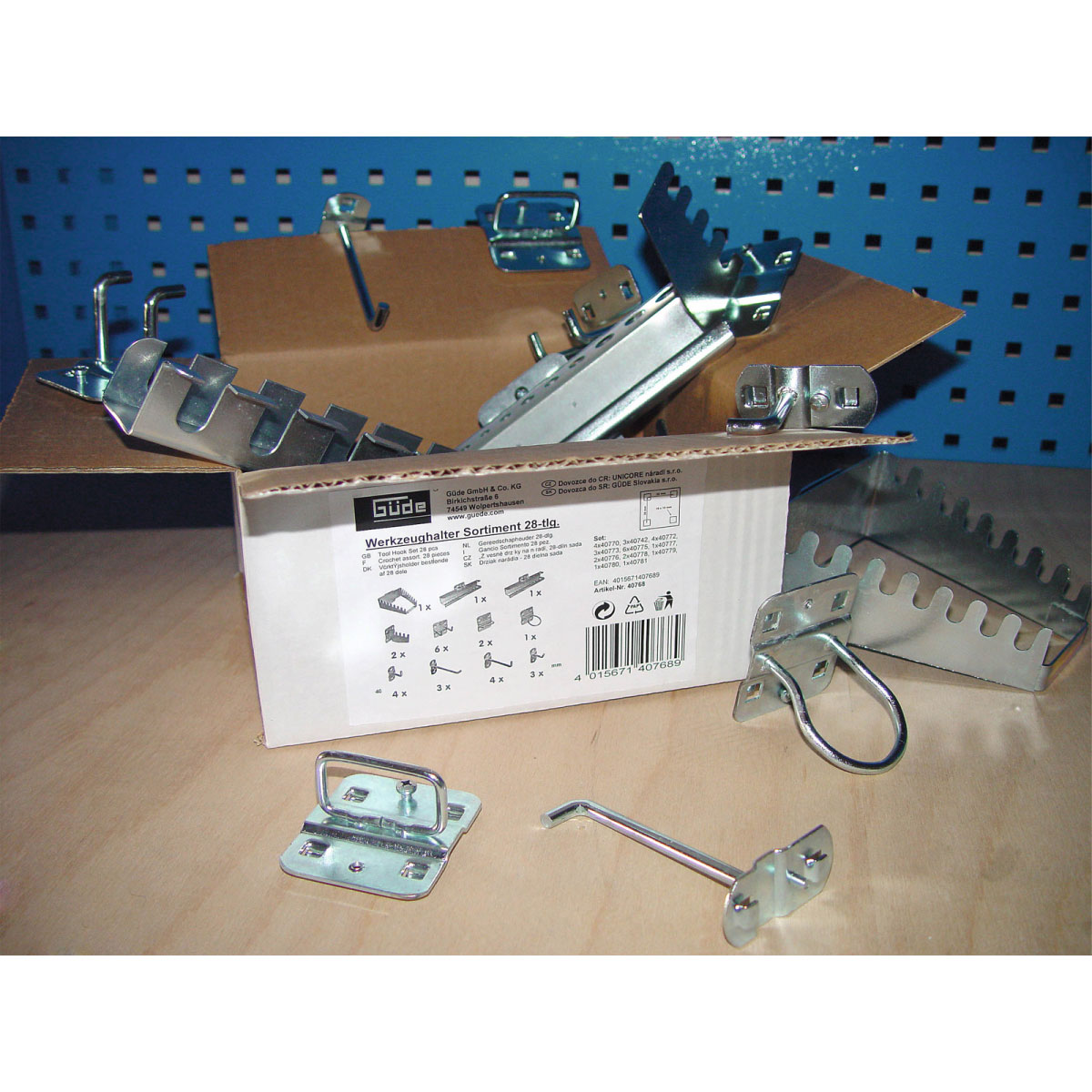 Güde Werkzeughalter-Sortiment 28 teilig  Bild 2