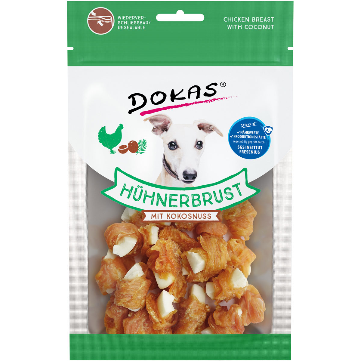 Dokas  Hühnerbrust mit Kokosnuss 60g