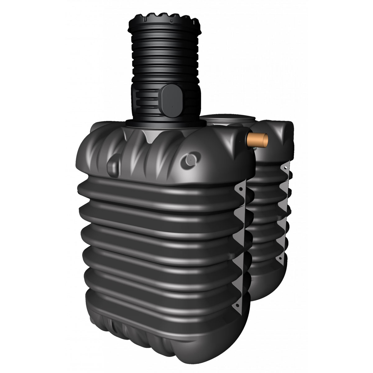4rain Erdtank Modularis inkl Schachtverlängerung 5000 L Bild 2