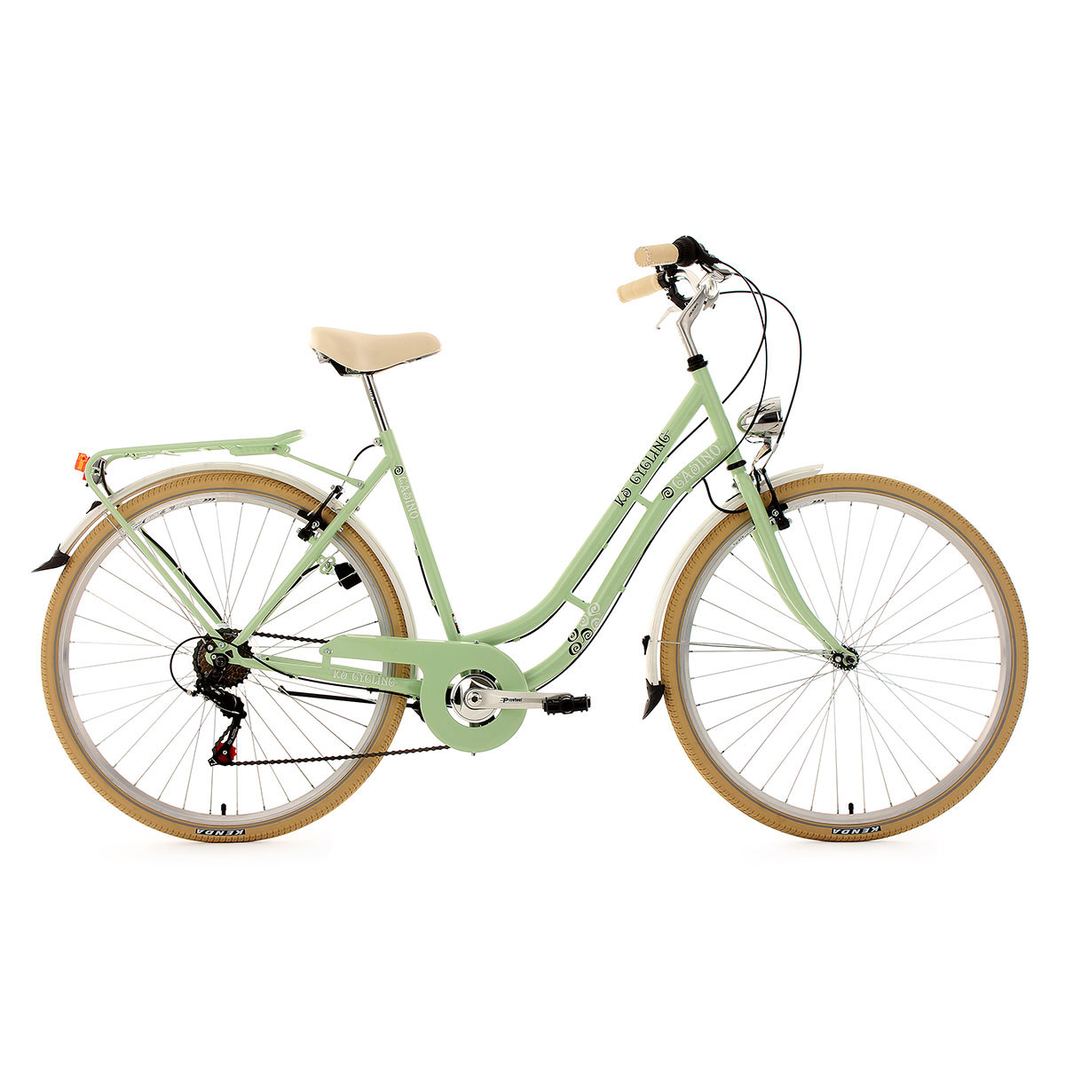 KS Cycling Cityrad Casino 6-Gänge 53 cm grün