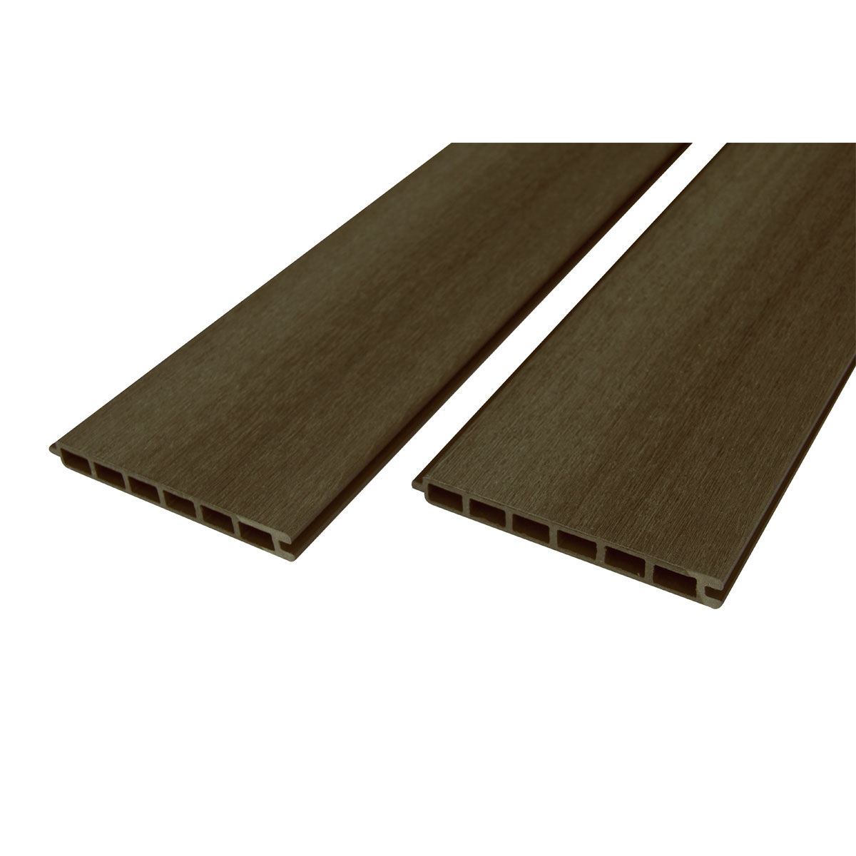 Hartmann WPC Steckzaunsystem braun 6er-Pack