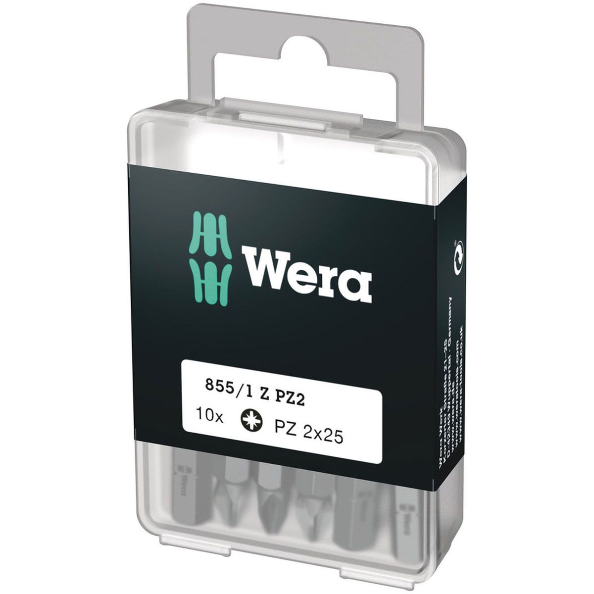Wera Bit-Set DIY PZ 2 x 25 10-teilig