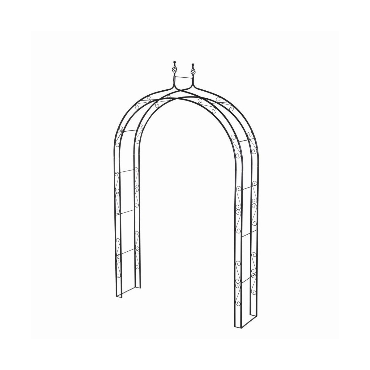 Rosenbogen Oxford 150x36x250 cmMetall anthrazit