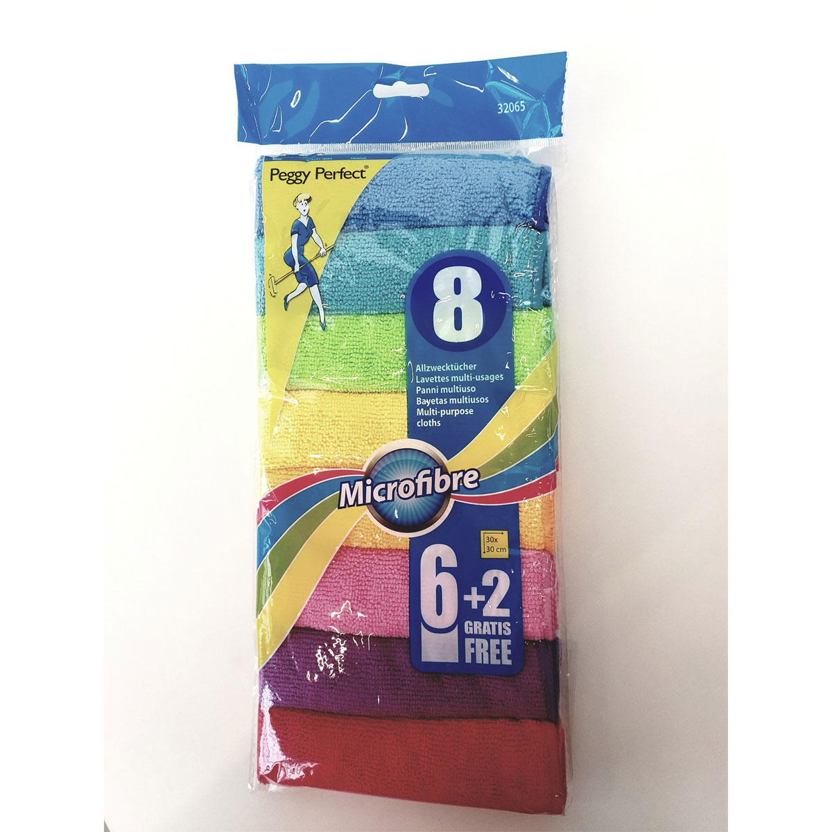 Peggy-Perfect Mikrofasertücher Multicolor 8 Stück bunt Bild 1
