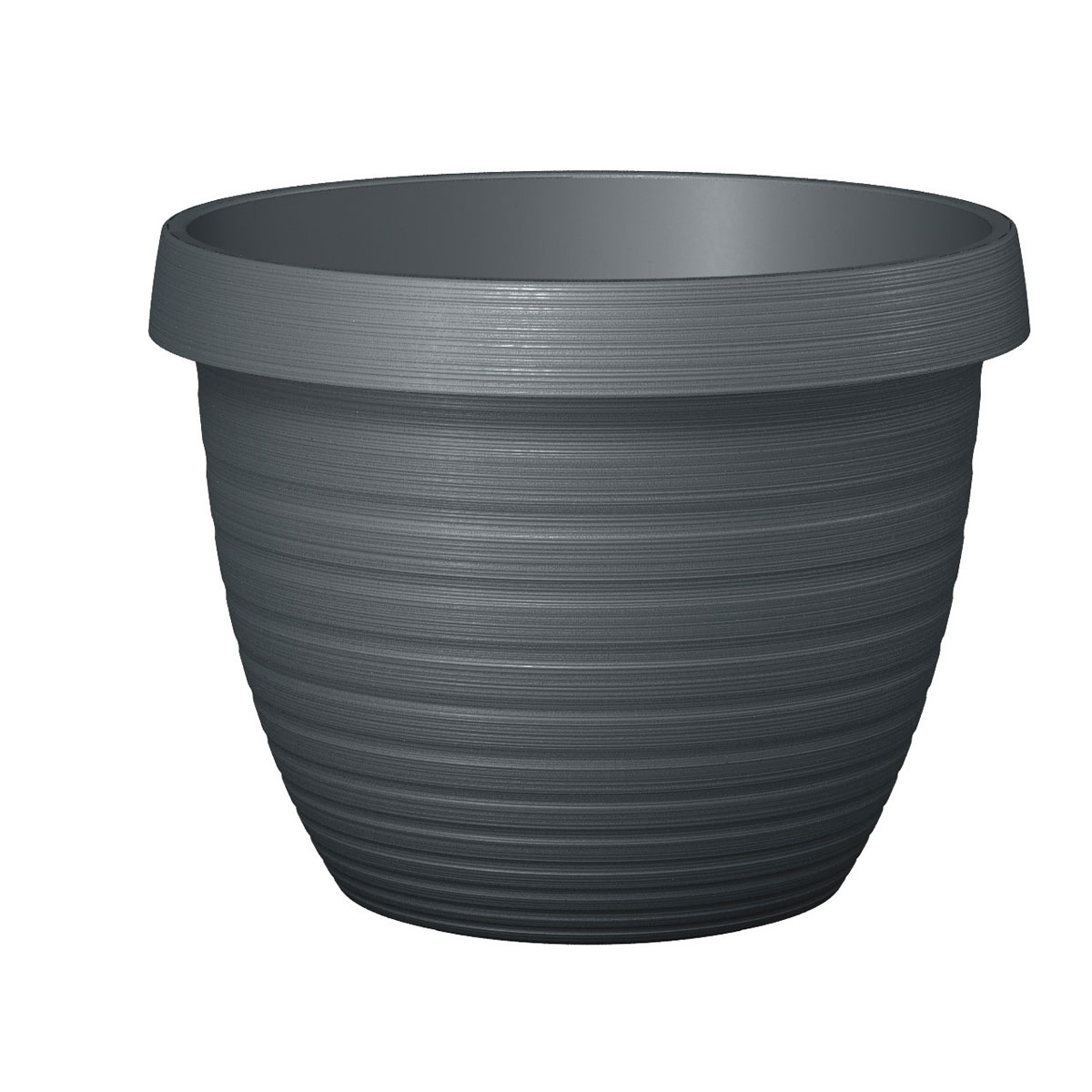 Scheurich Blumentopf Country Star 35 270 35 cm Metallic grau