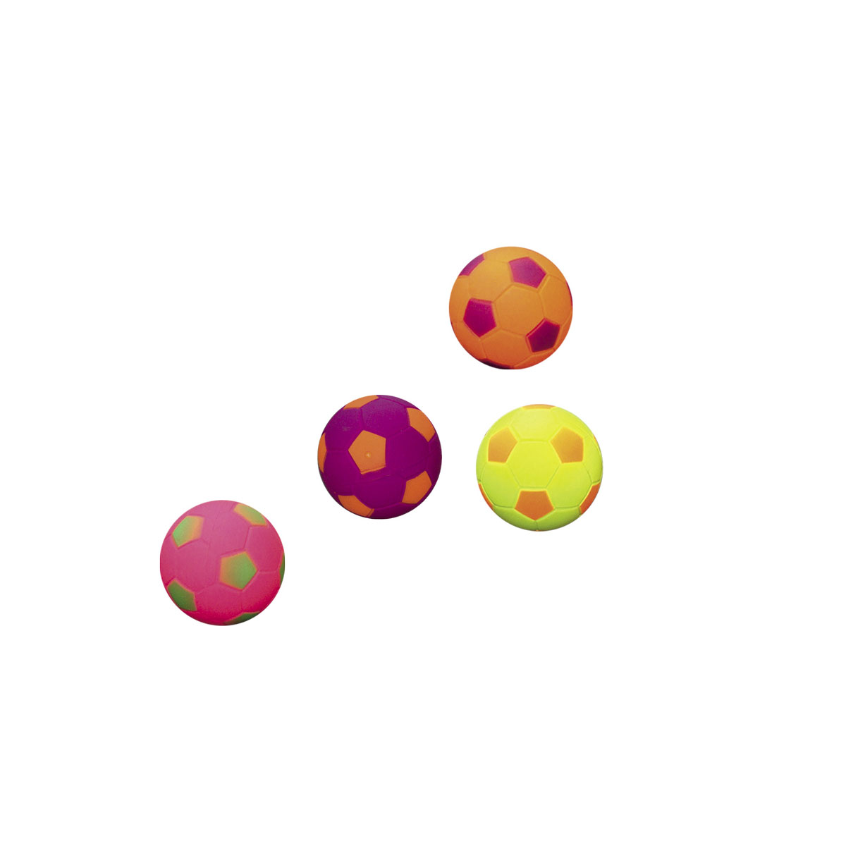 Moosgummi Fussball 5,7 cm sortiert