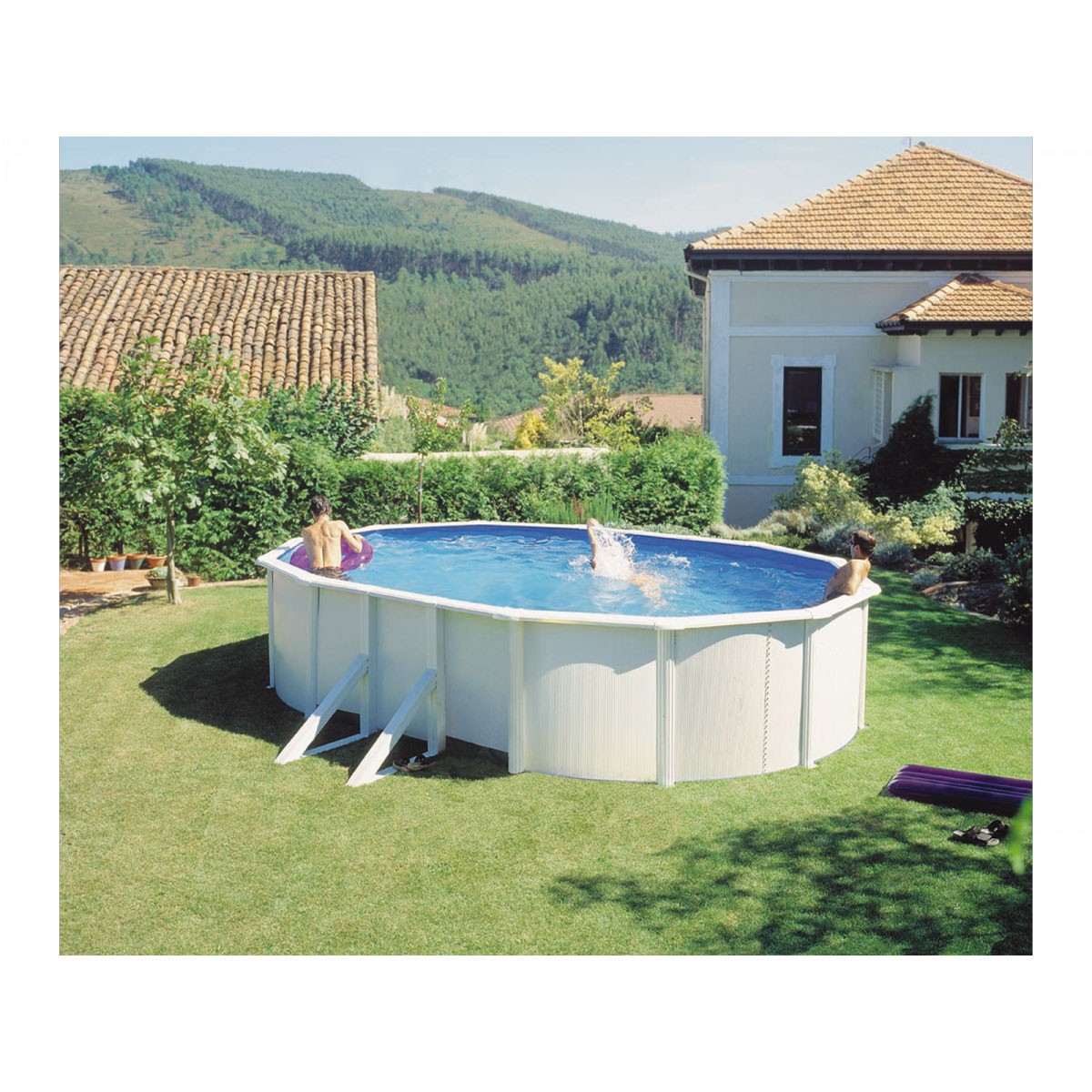 Ovalpool-Set Classic 500 x 300 cm
