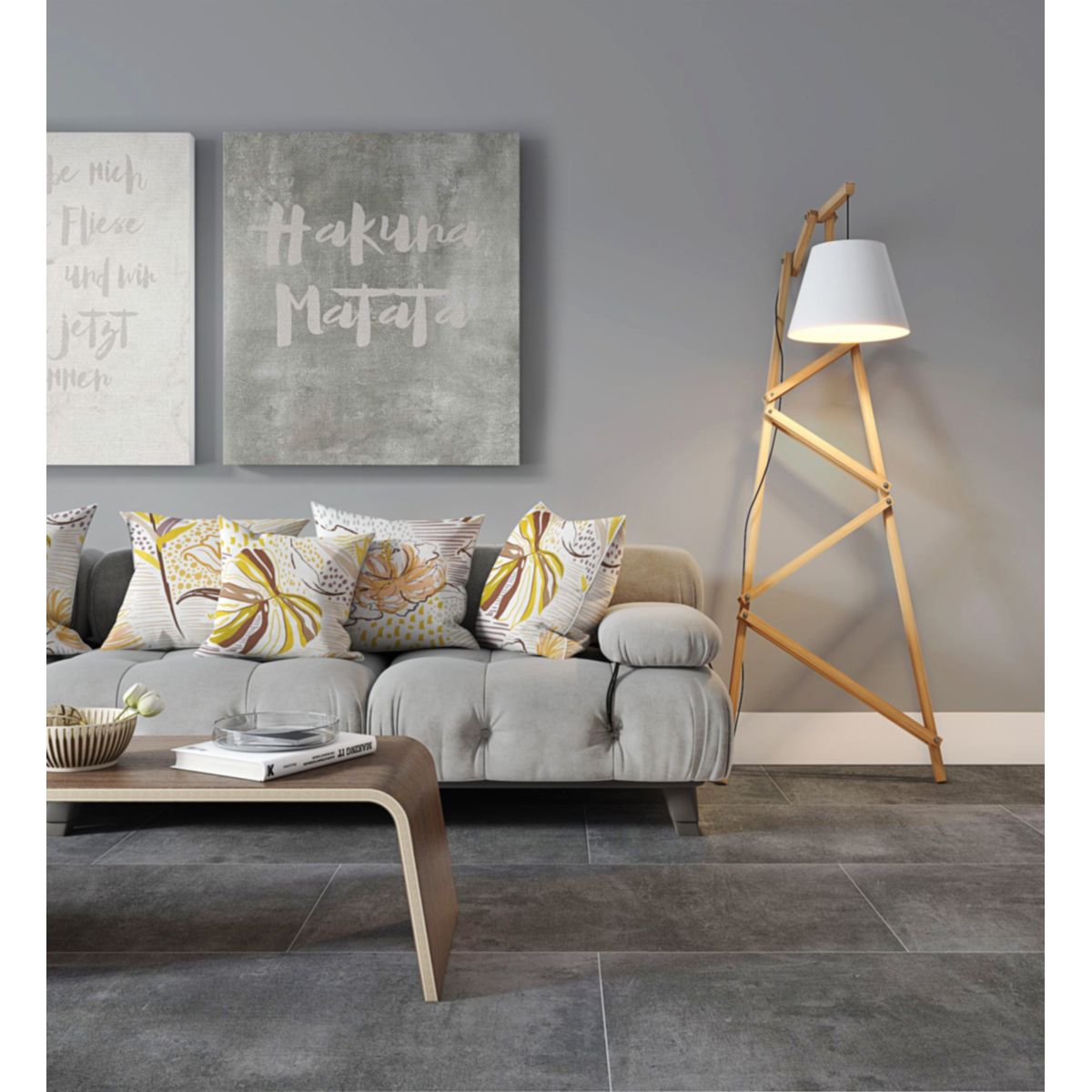 Feinsteinzeug Urbon Pro graphite ca. 60 x 120 cm Bild 5