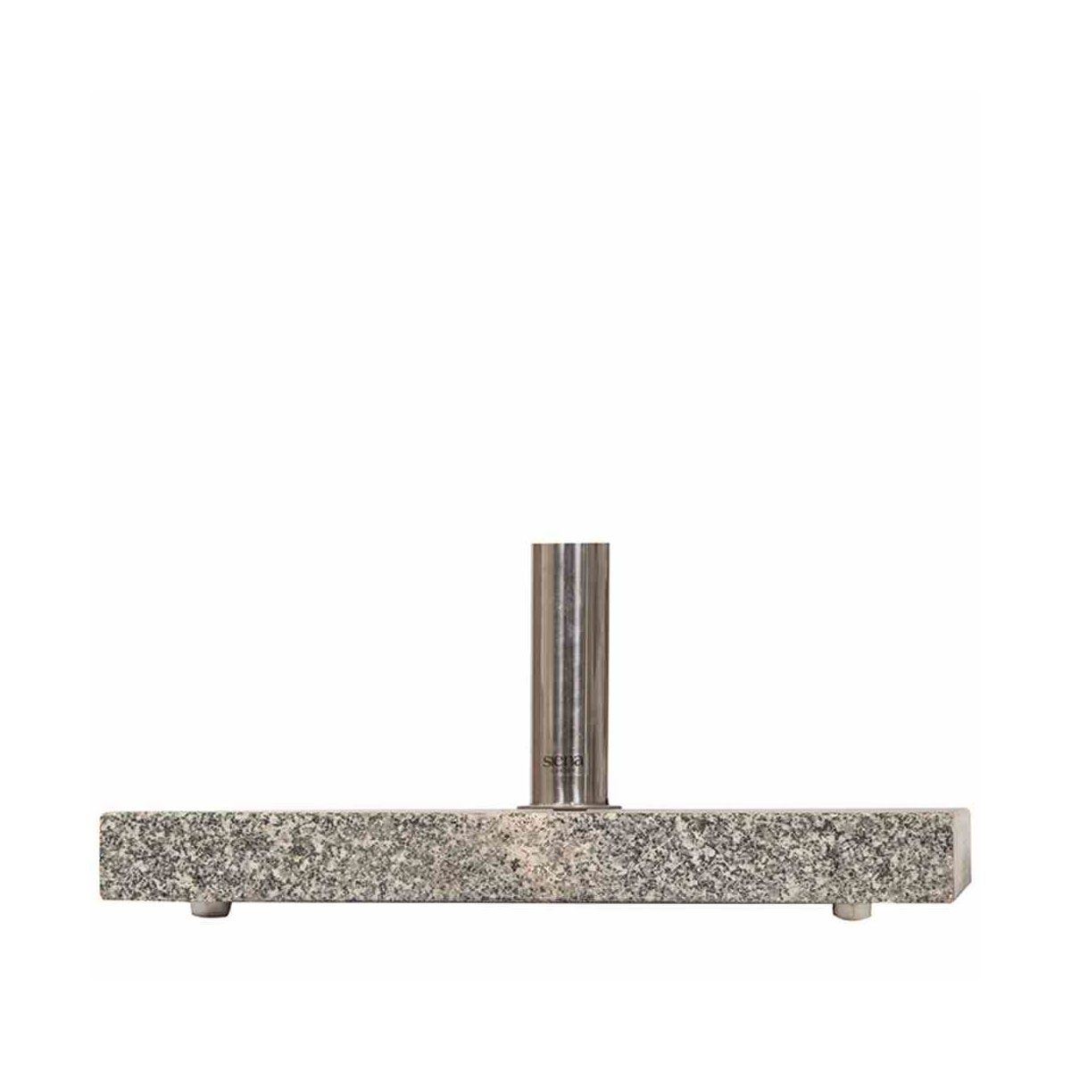 Siena Garden Granit-Schirmständer 45 kg, 54x54x5,5 cm, hellgrau, für Schirmstock-Ø 25-48 mm, inkl. Rollen Bild 2