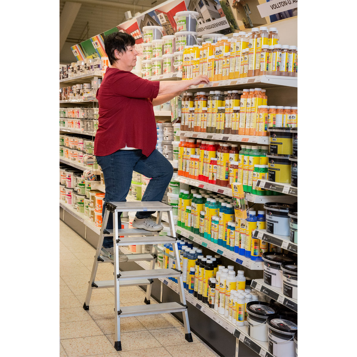 Krause TREPPO DOPPEL-KLAPPTRITT 2 x 4 STUFEN Bild 10