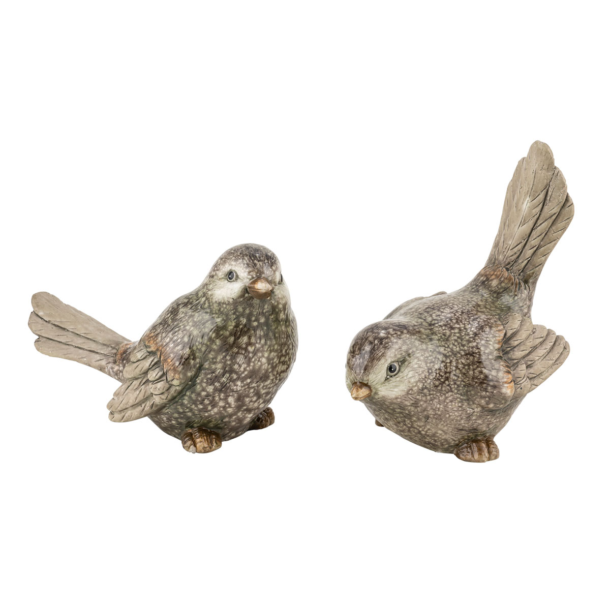 Kunstgewerbe Gehlmann Dekofigur Keramikvogel grün 13,3 x 10,2 x 19,5 cm