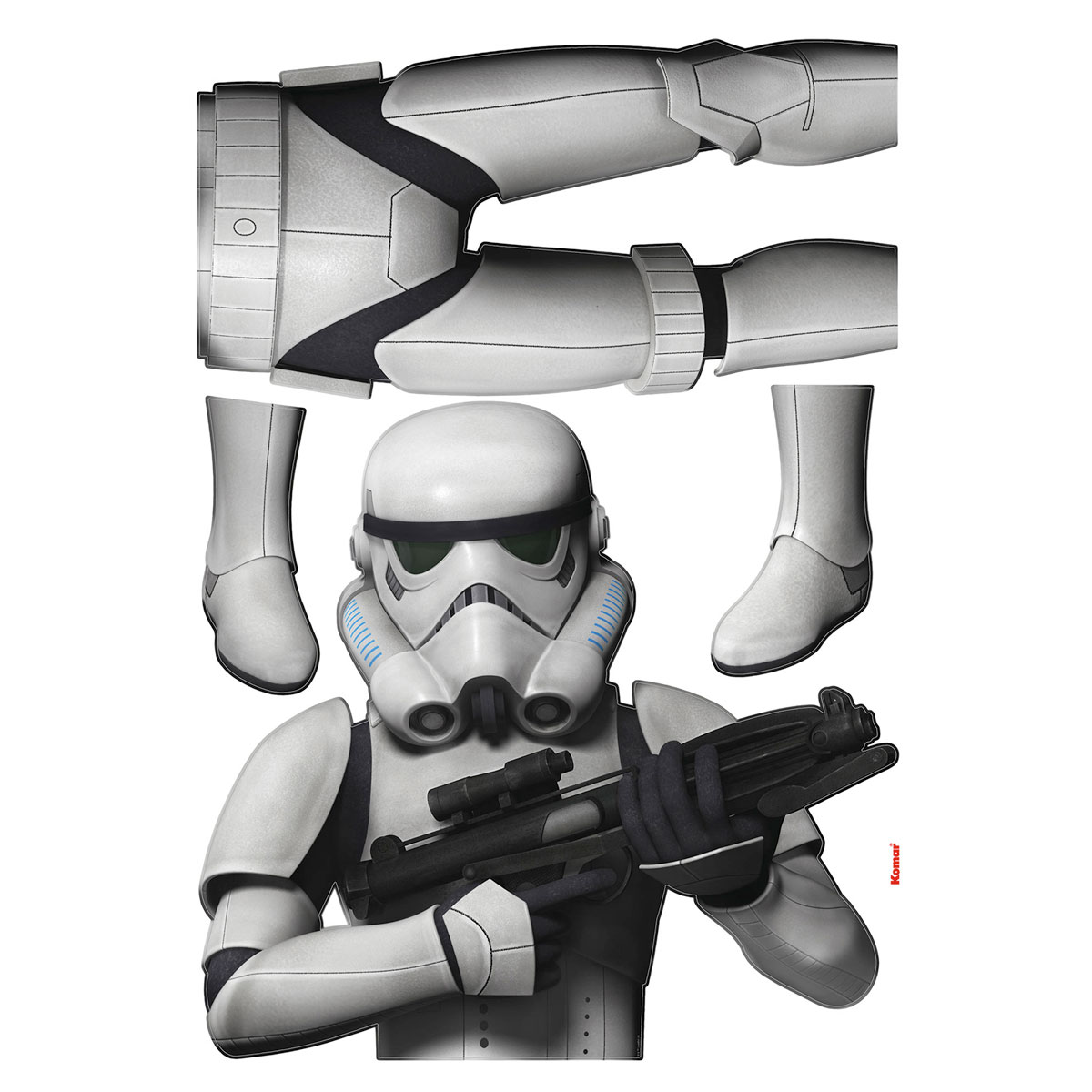 Komar  Wandtattoo Star Wars Stormtrooper 100x70 cm Bild 2