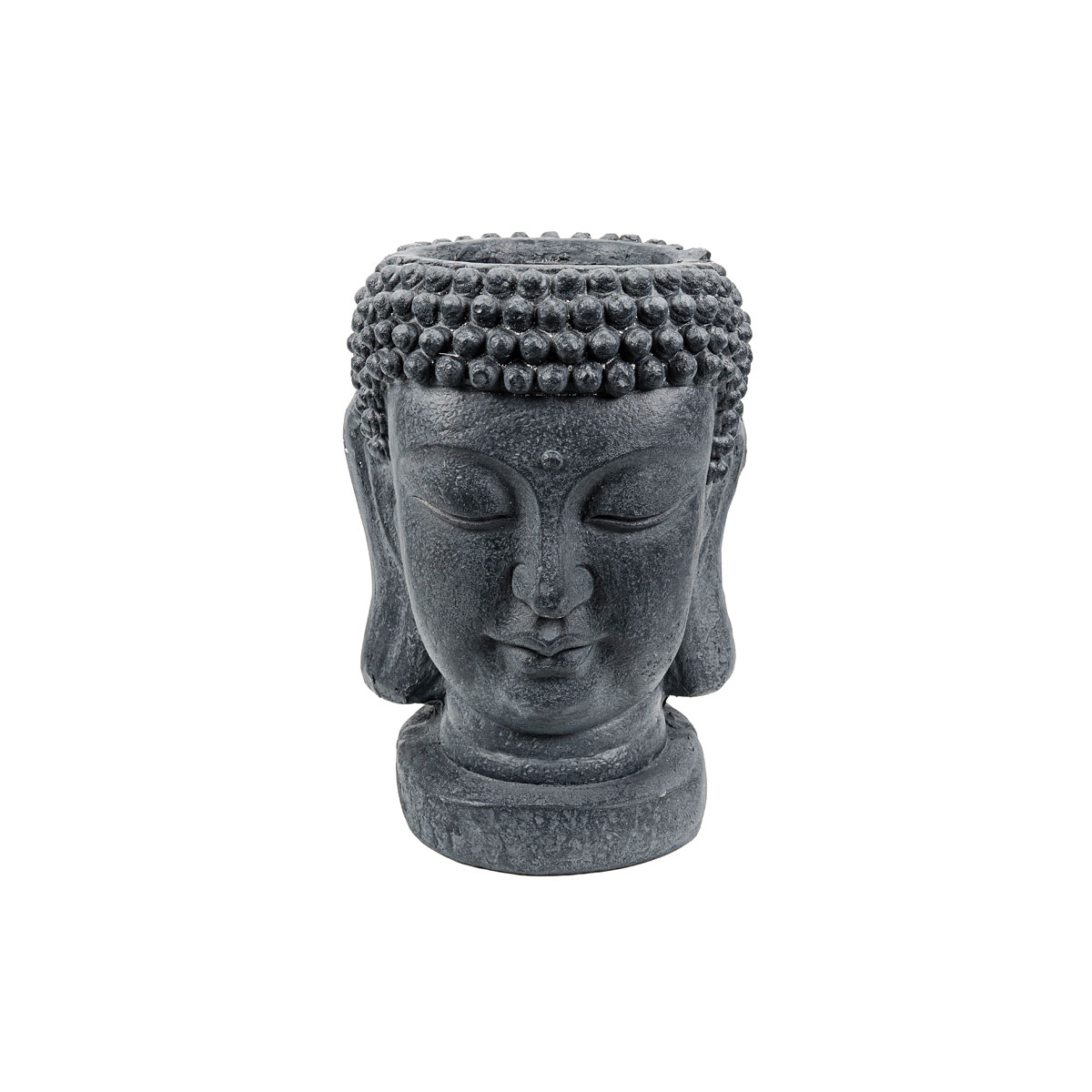 Pflanztopf Buddha anthrazit