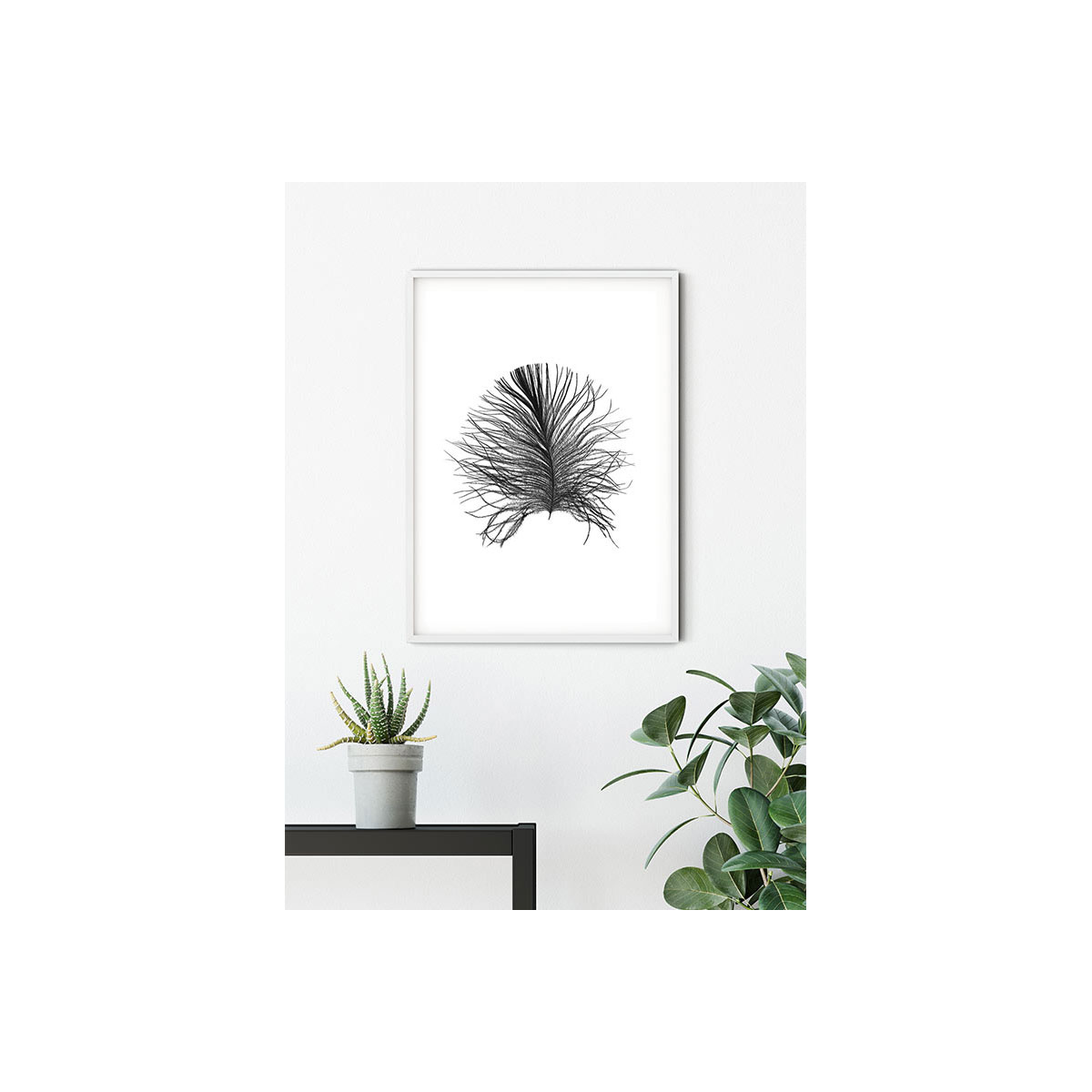 Komar  Wandbild Feather White 40x50 cm Bild 7