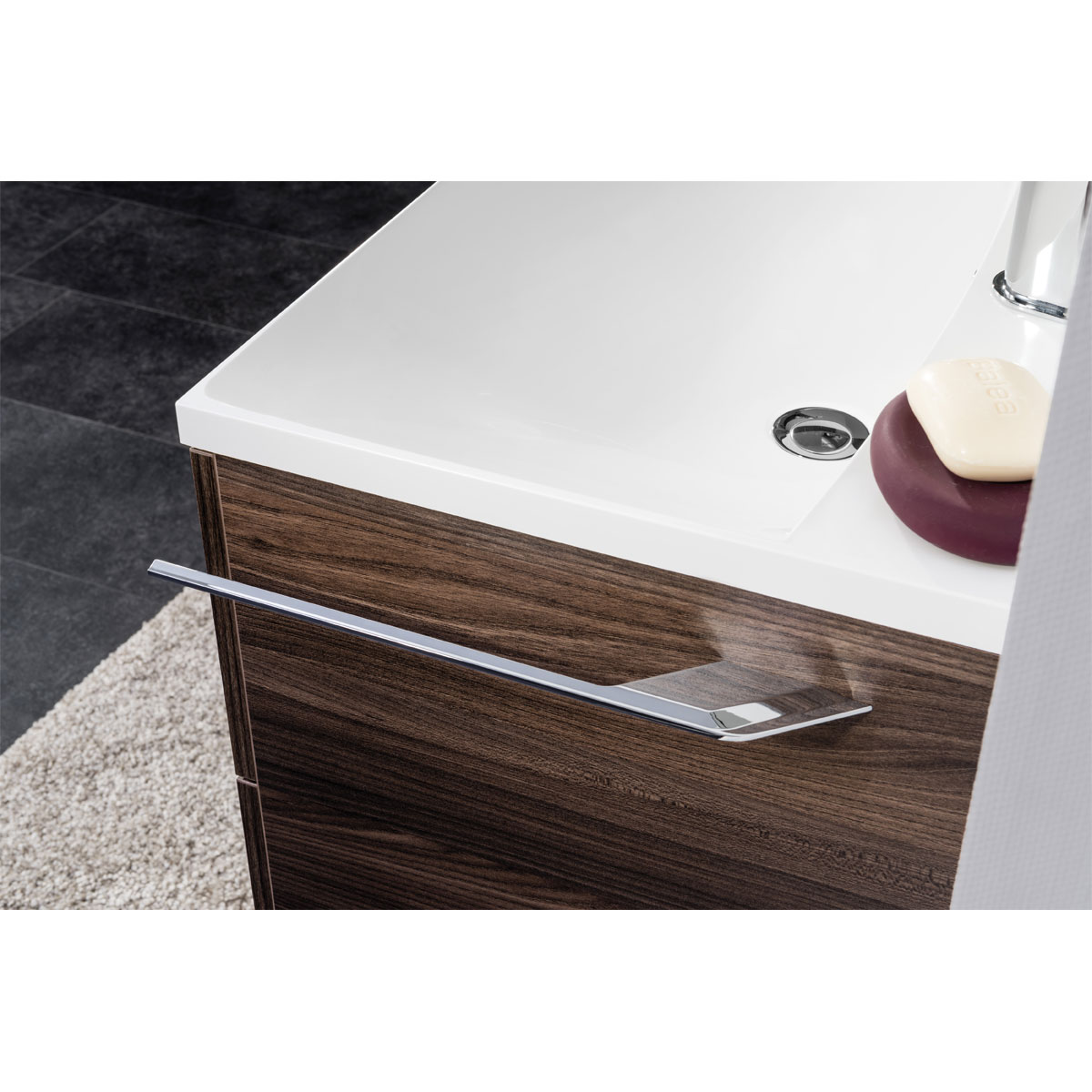 Fackelmann Handtuchhalter B.clever 5 x 1 x 38 cm chrom