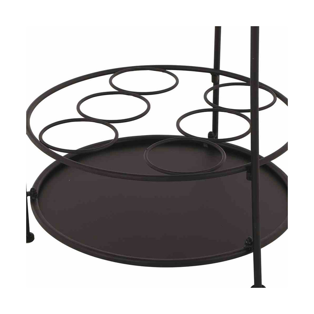 Siena Garden Beistelltisch Siero 42 x 74 cm schwarz Bild 4