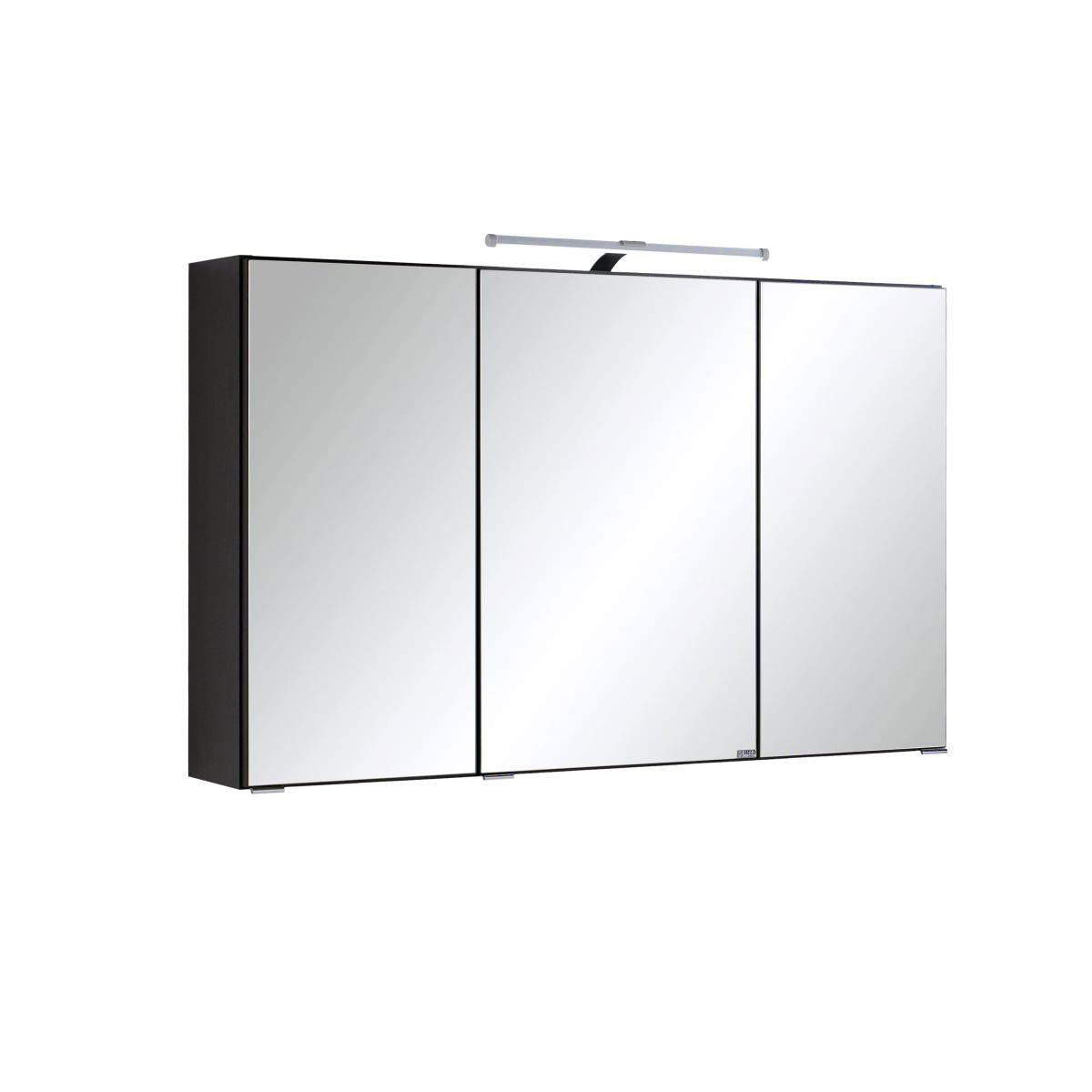 HELD Spiegelschrank 100 graphitgrau 3 Spiegeltüren