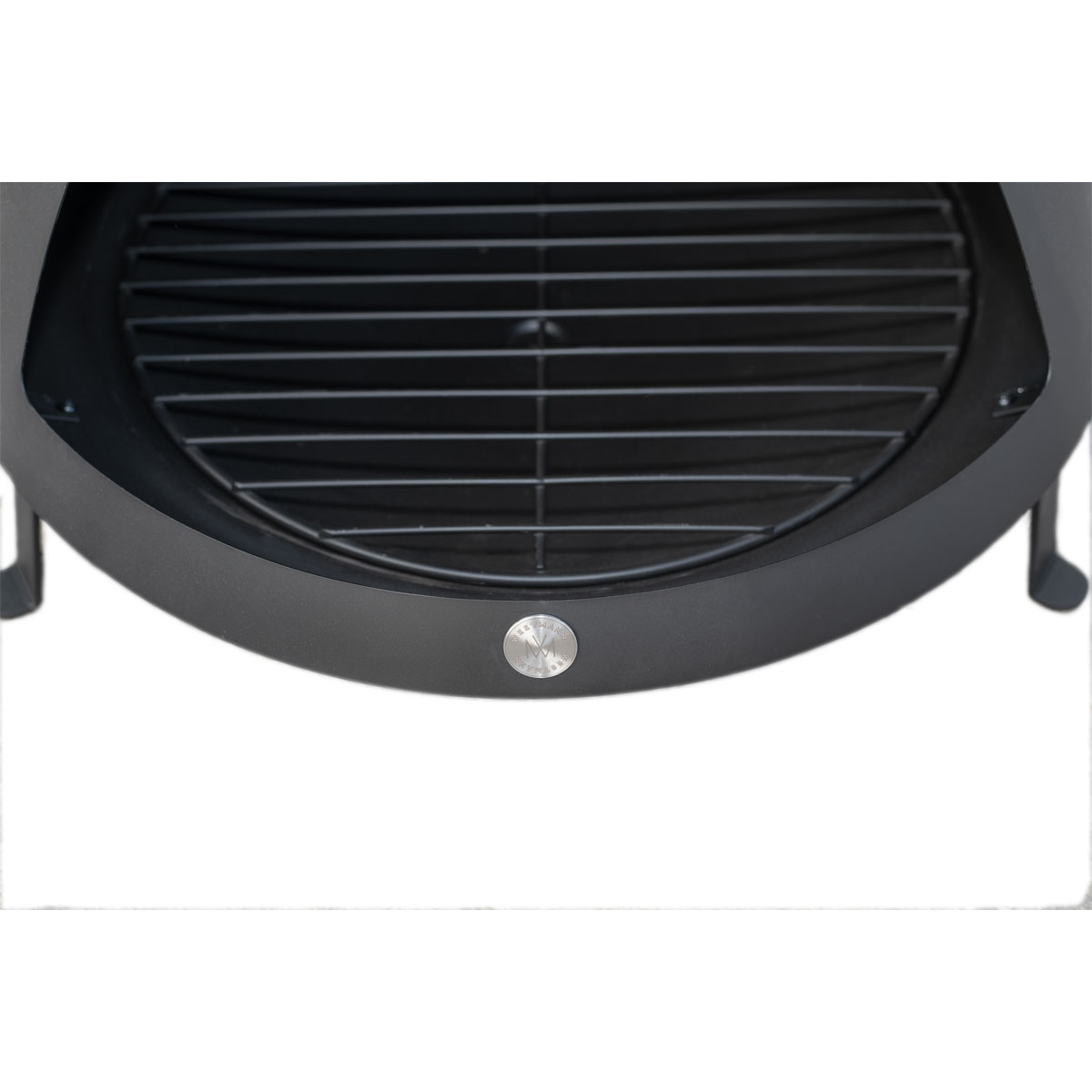 Westmann Terrassenofen Gartenkamin inkl. Rauchablass 70x70x160cm Schwarz Bild 6