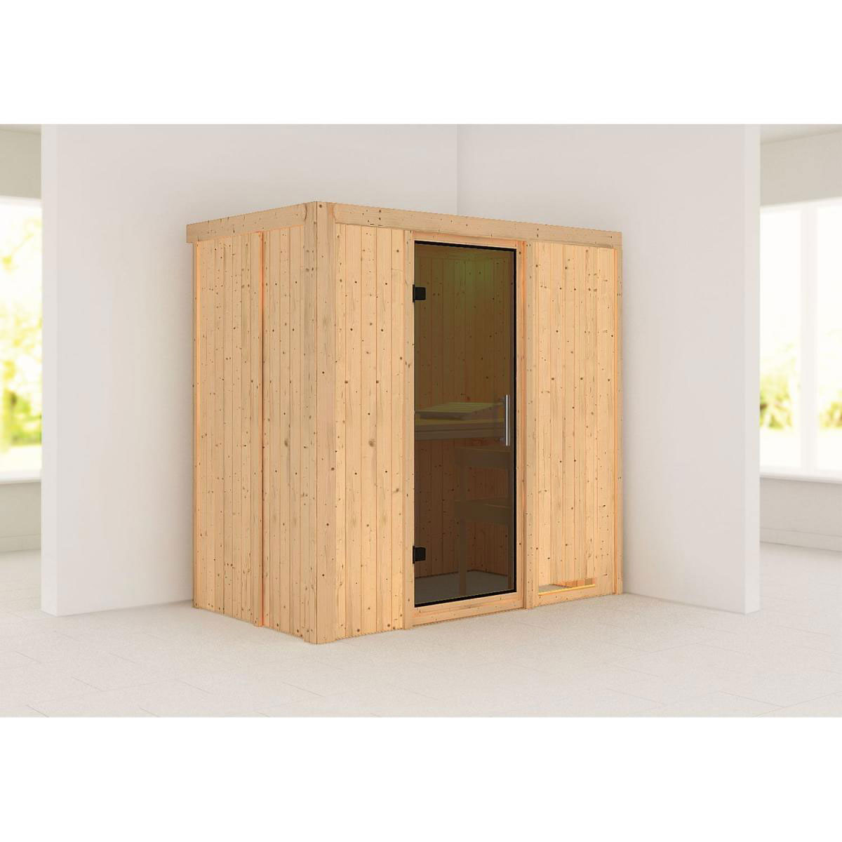 Karibu Variado Fronteinstieg ohne Zubehör kein Kranz Graphittür Bild 1