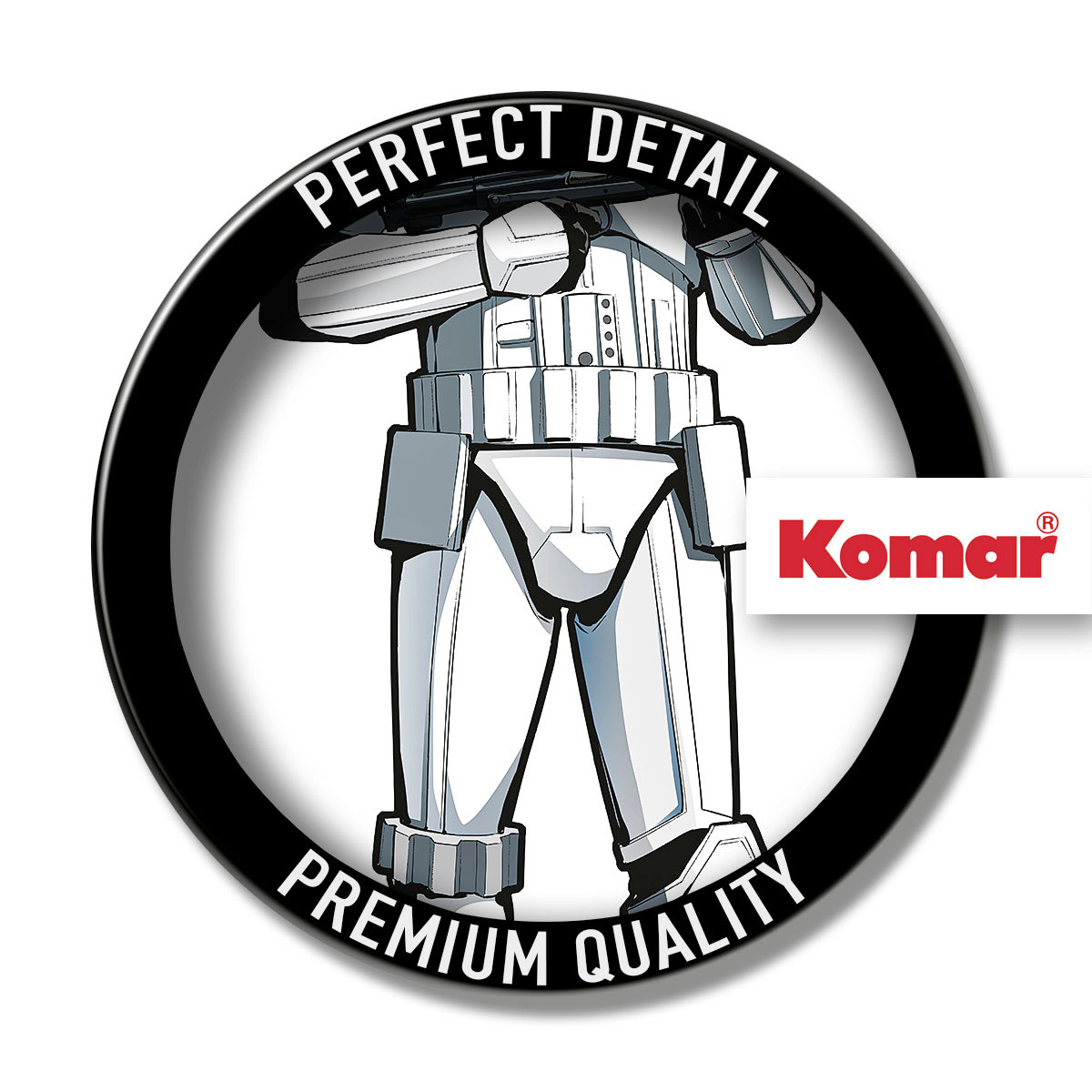Komar  Selbstklebende Vlies Wandtattoo Star Wars XXL Stormtrooper 127x188 cm Bild 3