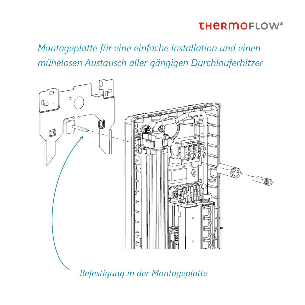 Elex 21 N Thermoflow elektr. Durchlauf-erhitzer 21 KW Bild 11