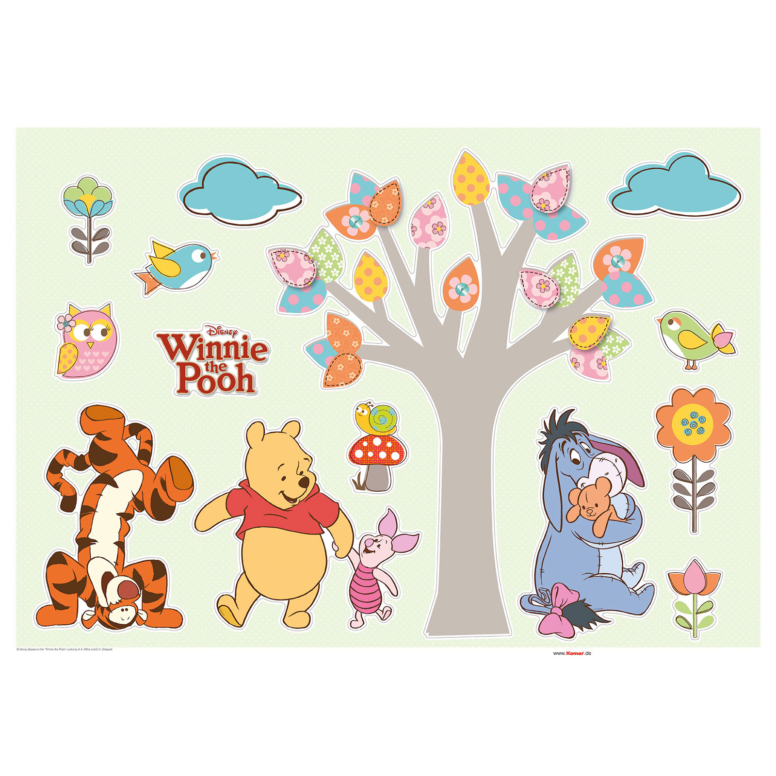 Komar  Wandtattoo Winnie the Pooh Nature Lovers 50x70 cm Bild 2