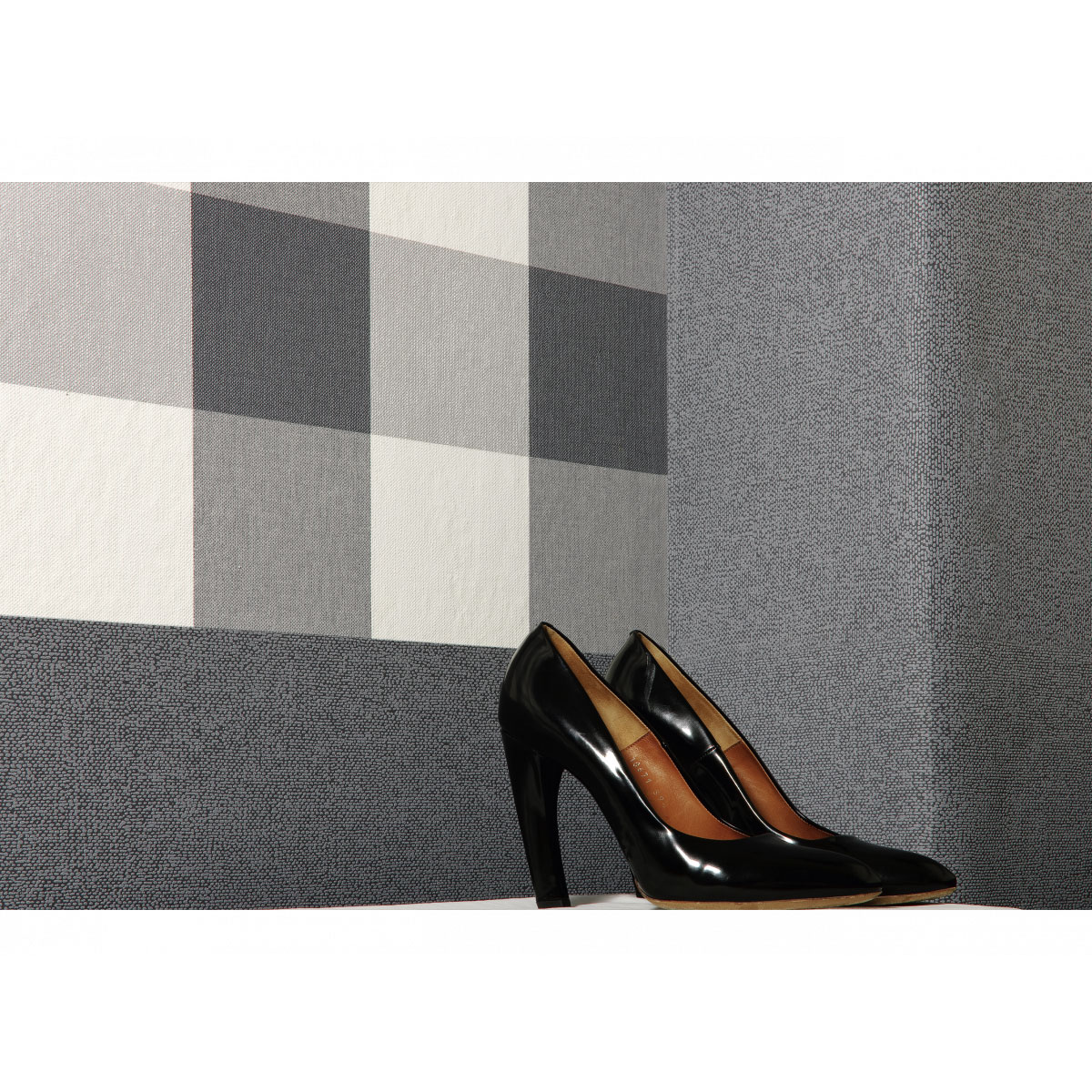 Vliestapete anthrazit Bild 2