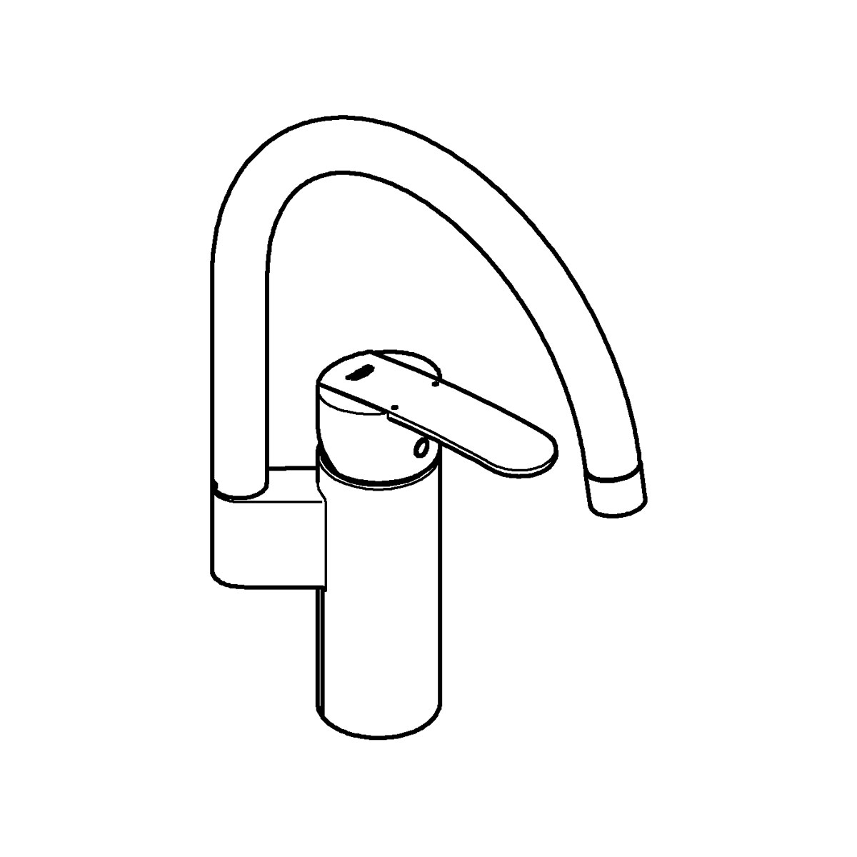 Grohe Einhand-Spültischbatterie Wave Cosmopolitan  1/2" Bild 11