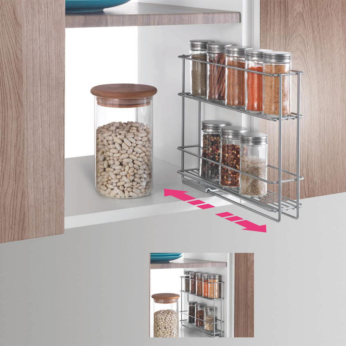 Metaltex In und Out Gewürzregal Bild 2