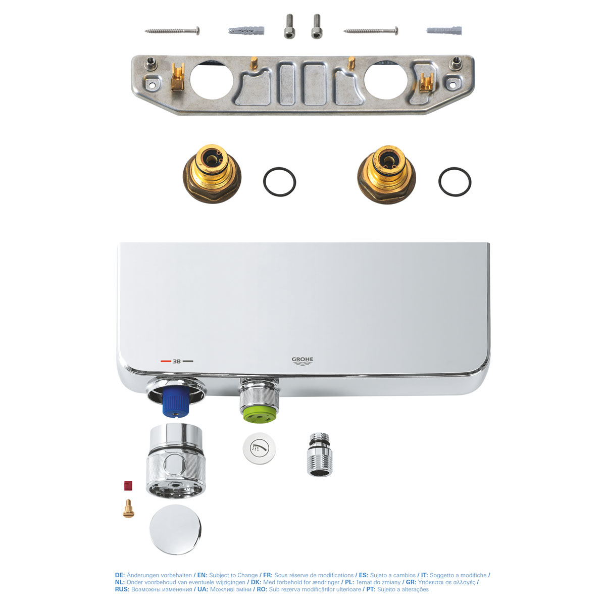 Grohe Brausethermostat Grohtherm SmartControl chrom 30,6 x 6,5 x 15 cm Bild 5