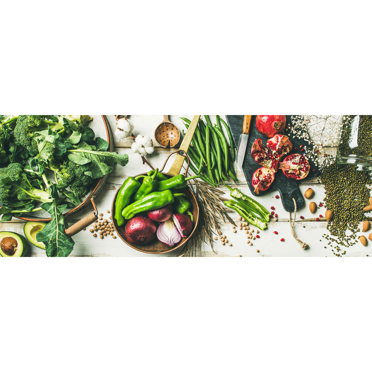 Glas-Art Ingredients II 30 x 80 Glasbild