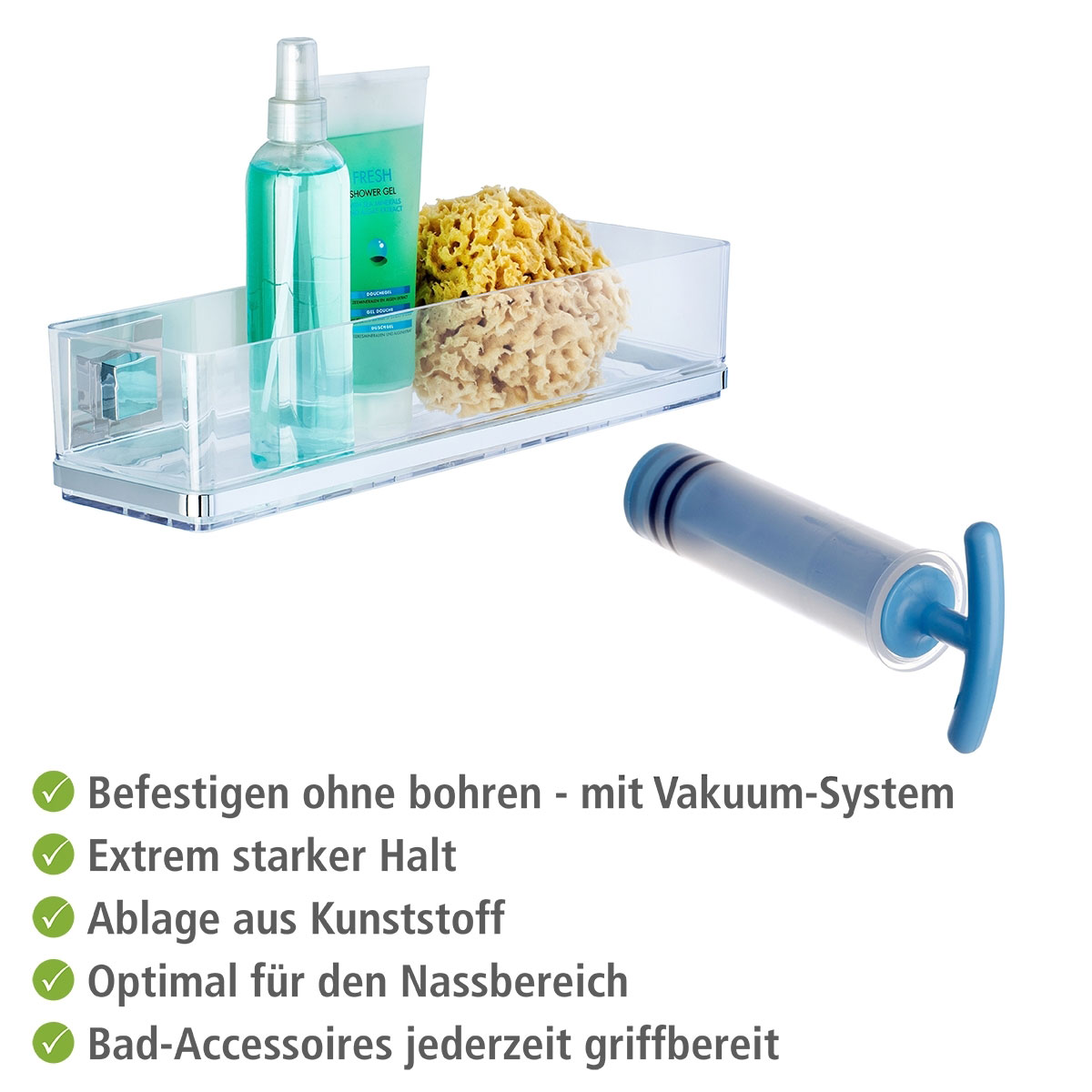 Wenko Vacuum-Loc Maxiablage Quadro Bild 4