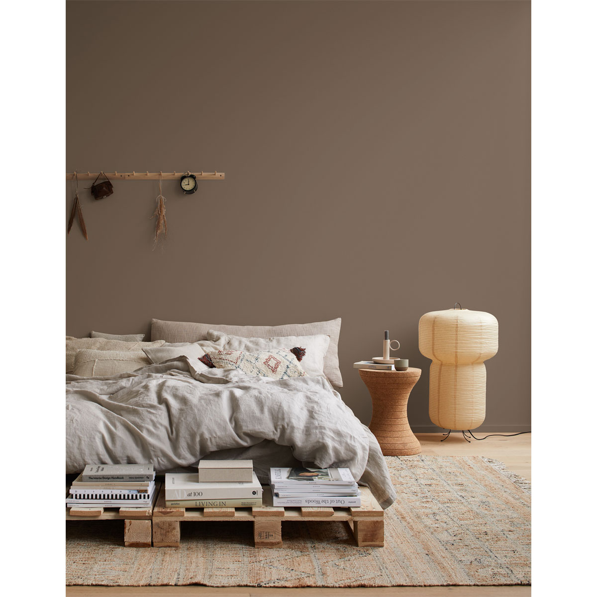 Alpina Innenfarbe pure farben 2,5 L Nussbraun matt Bild 2