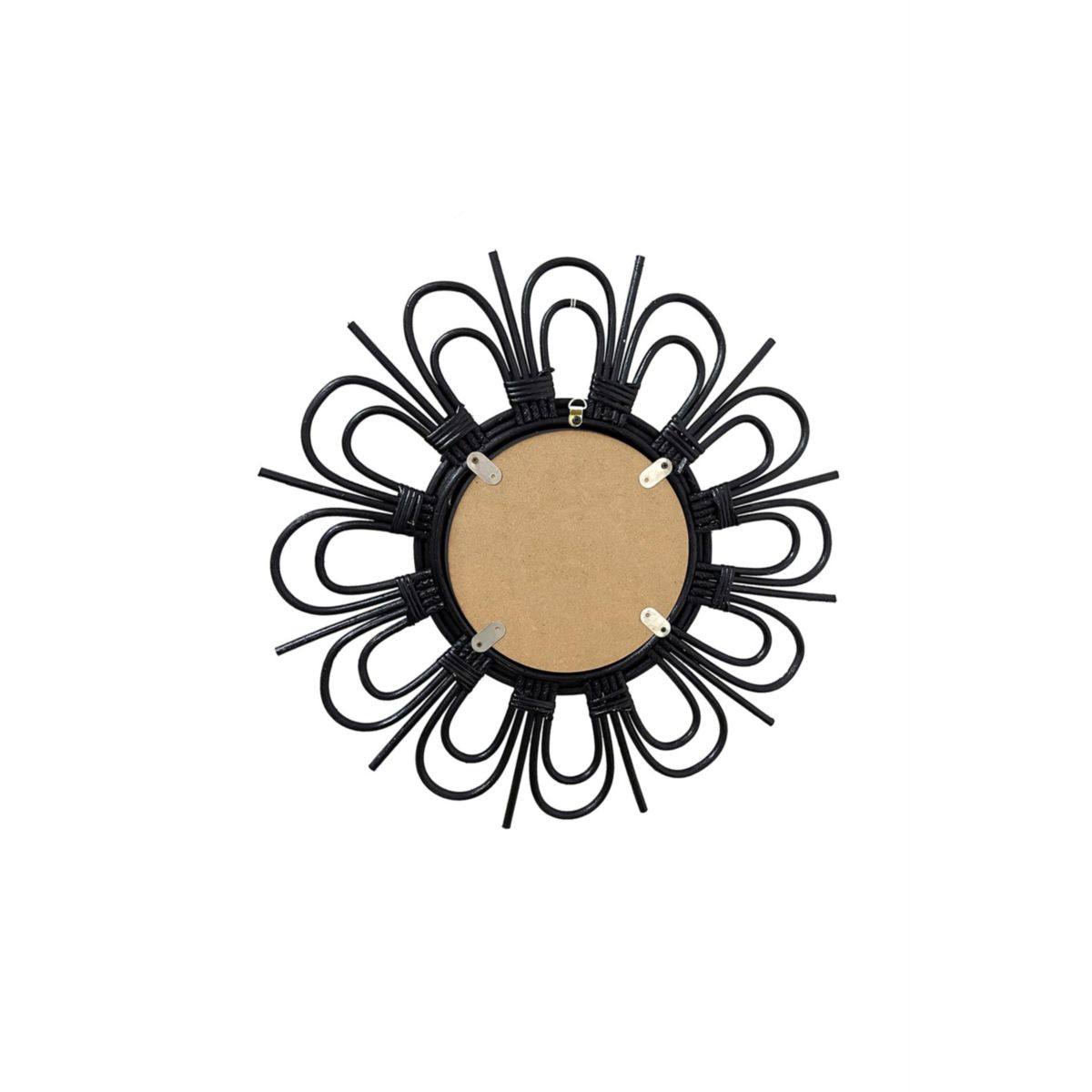 Rattan Spiegel Aina 225 schwarz Bild 3