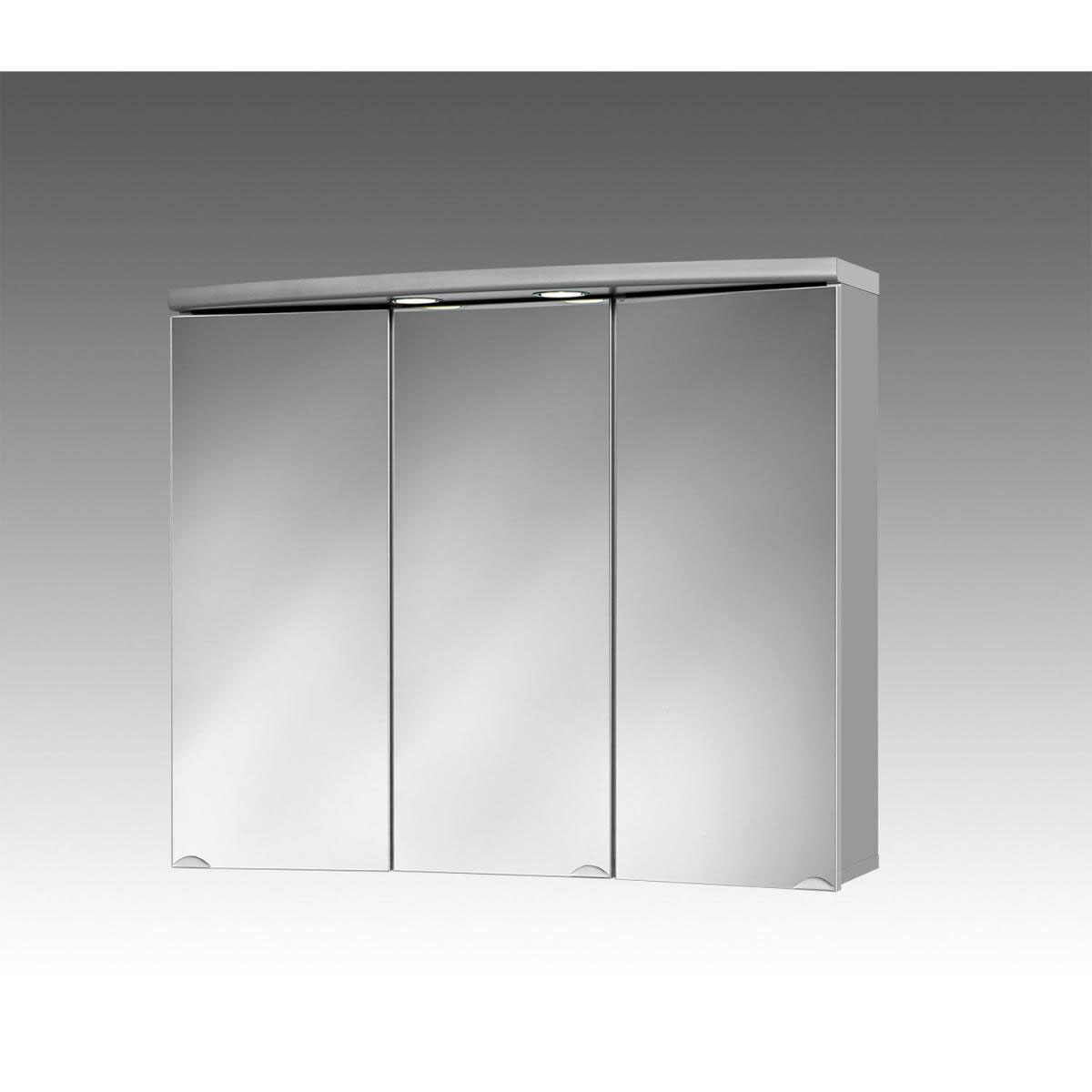 Jokey LED-Spiegelschrank Ancona silber 83 x 69 x 25 cm Bild 1