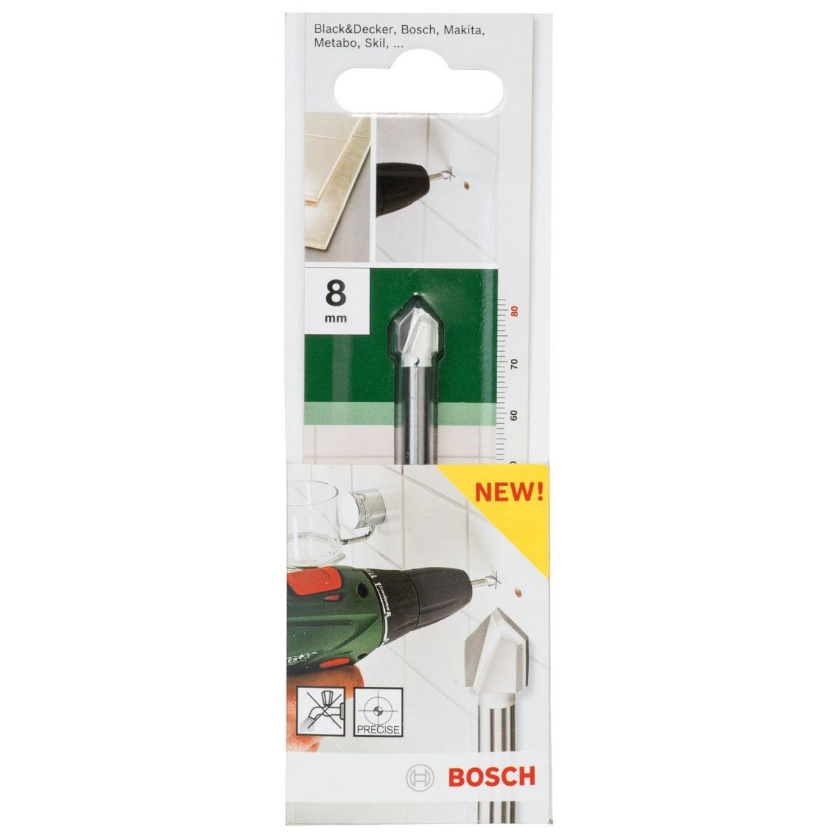 Bosch  DIY Fliesenbohrer Durchmesser 8 x 80 mm Bild 2